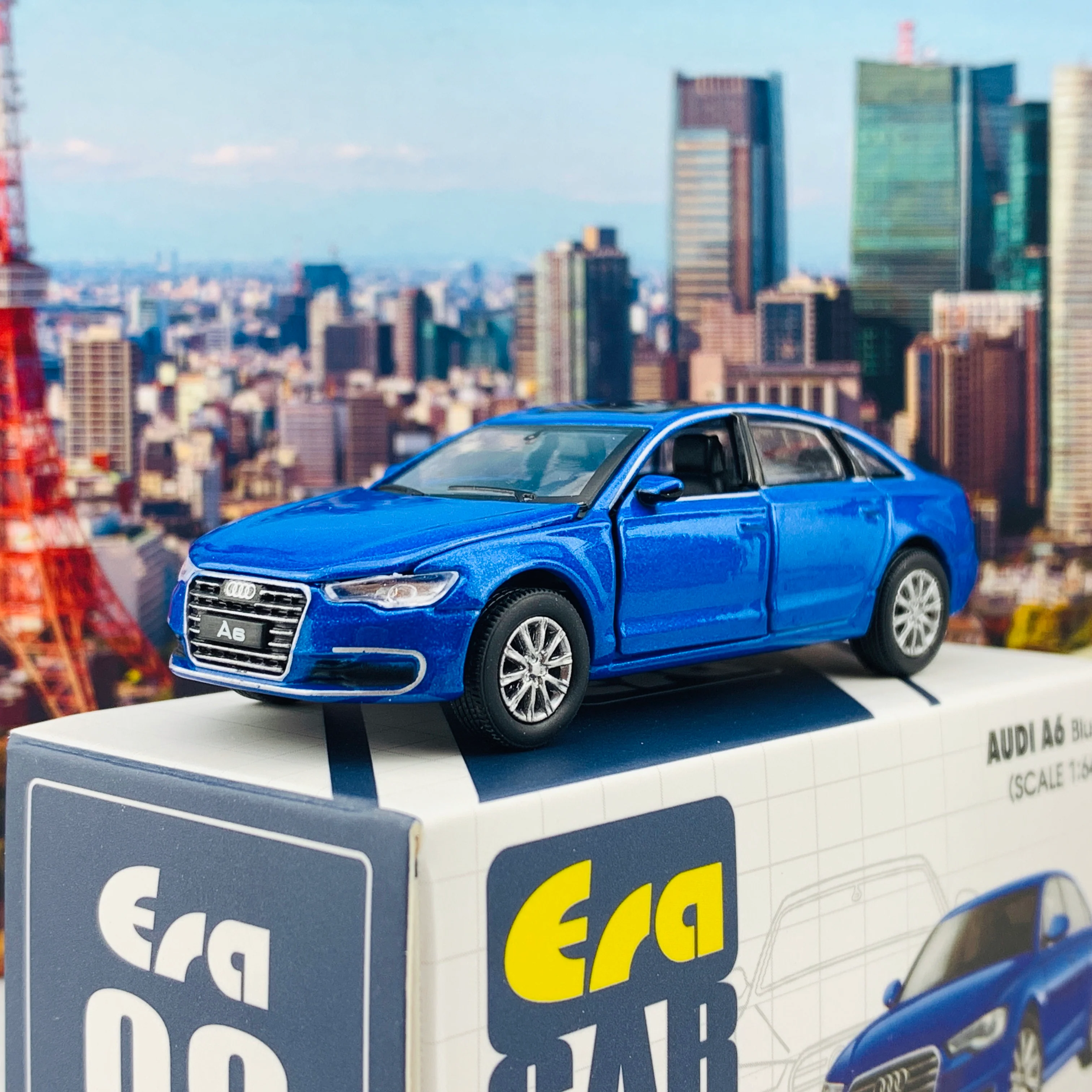 ERA CAR 09 Audi A6 Blue (1/64 ) AU19A6RN09 - Image 2