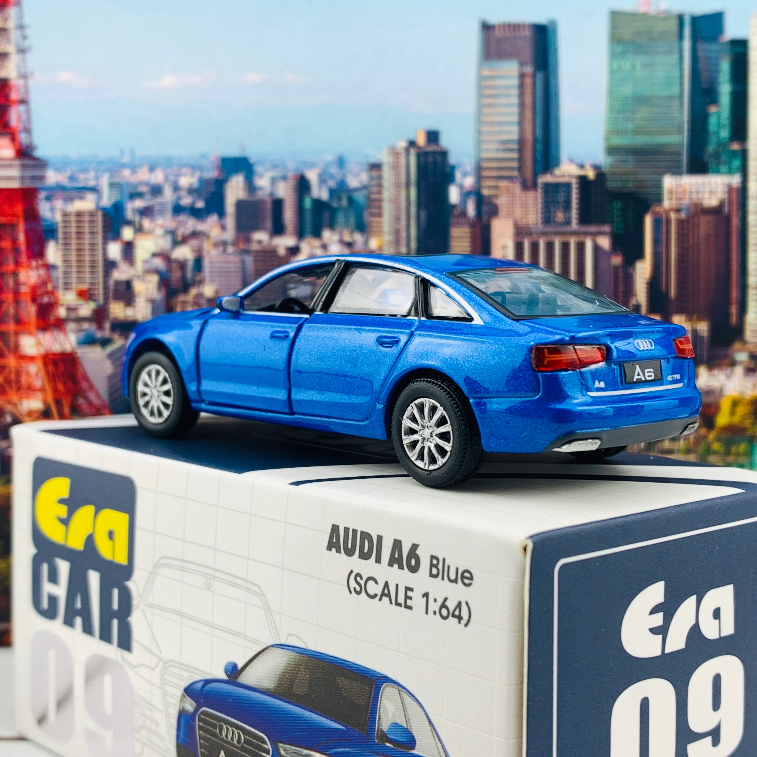 ERA CAR 09 Audi A6 Blue (1/64 ) AU19A6RN09 - Image 4