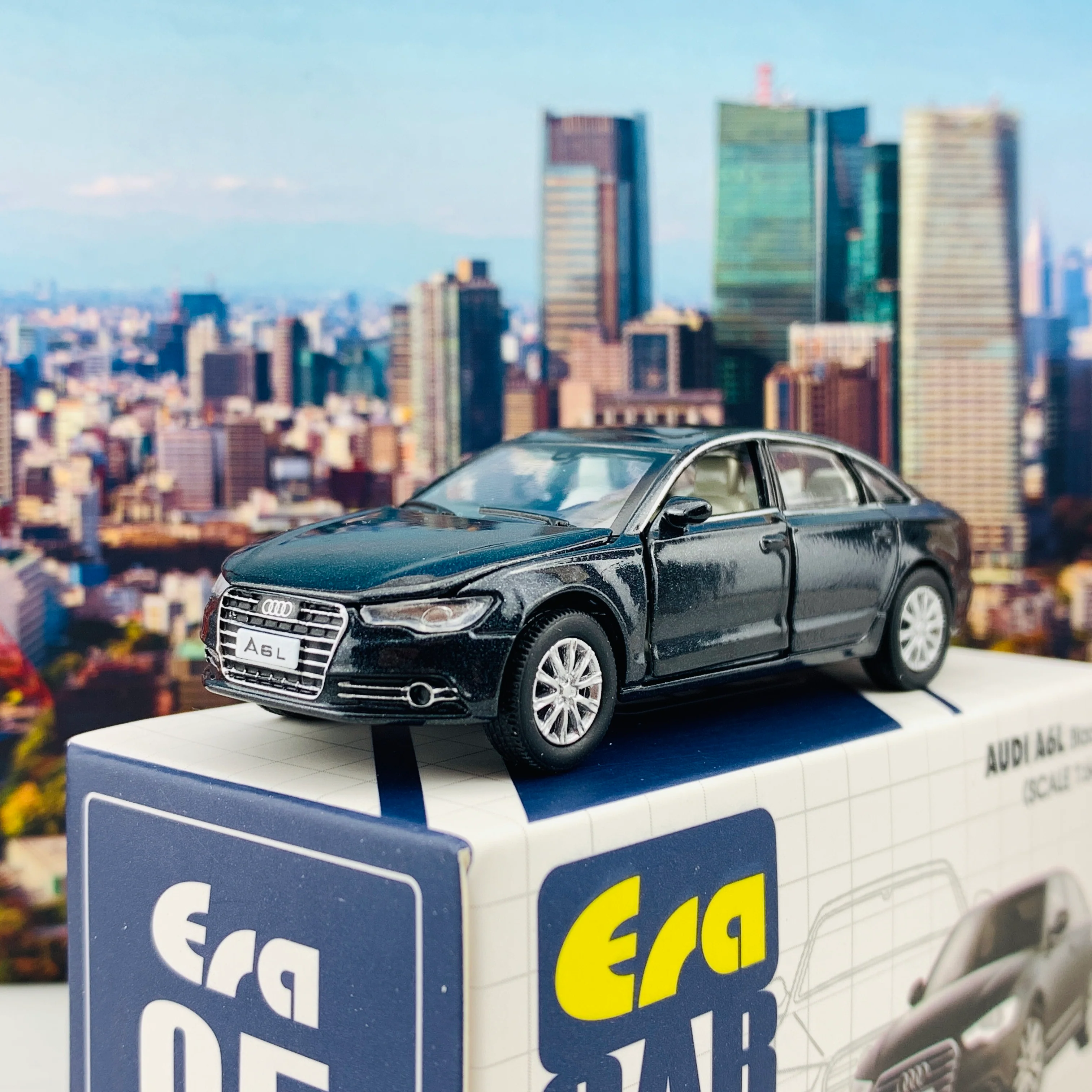 ERA CAR 05 Audi A6L Black (1/64) AU19A6LRN05 - Image 2
