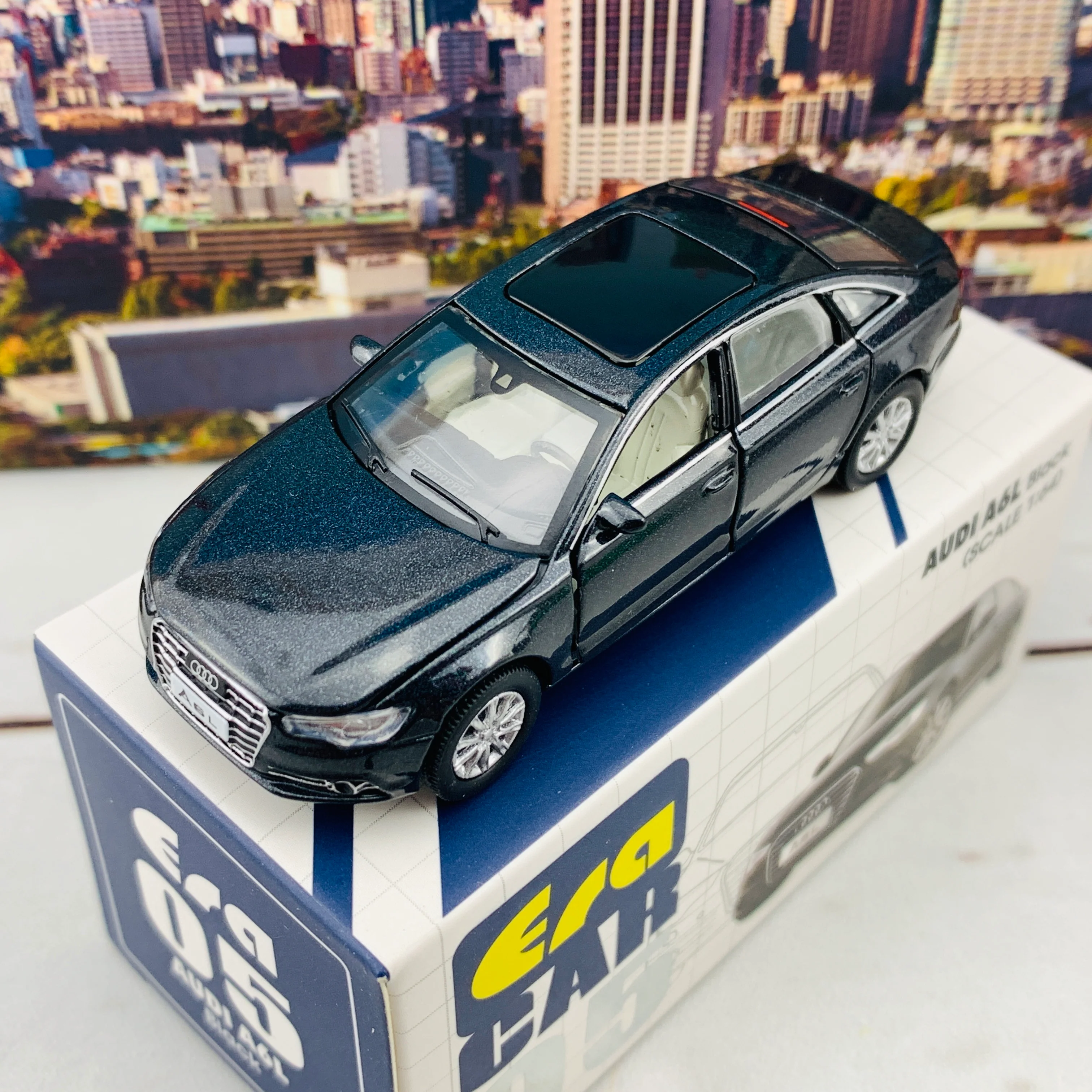 ERA CAR 05 Audi A6L Black (1/64) AU19A6LRN05 - Image 3