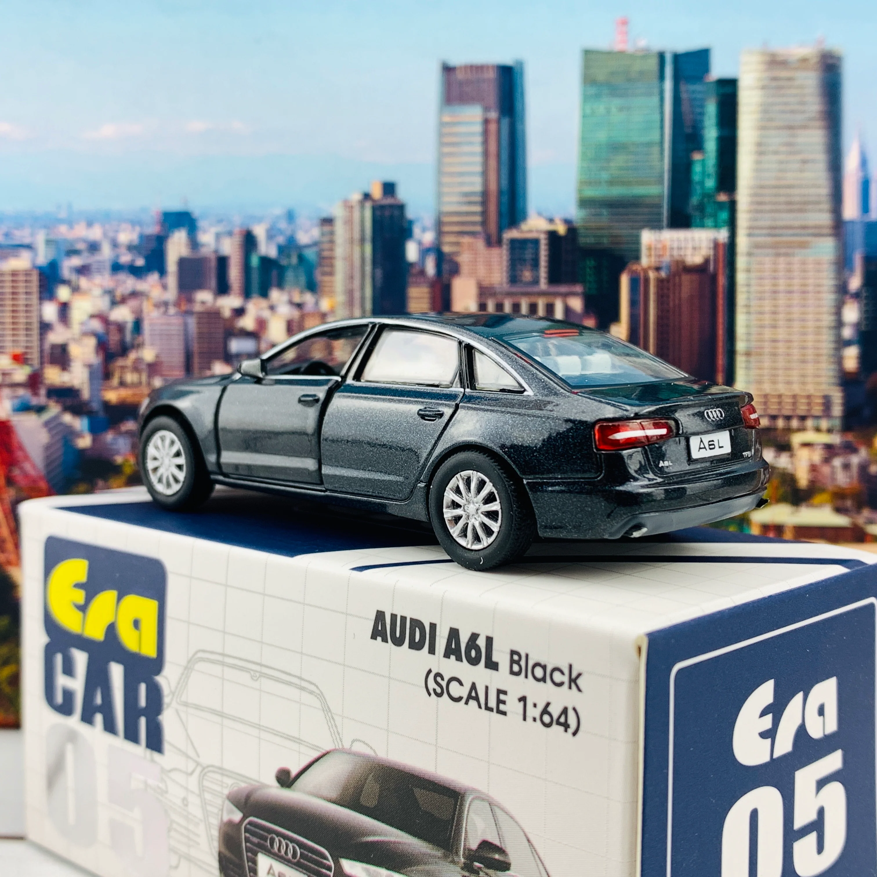 ERA CAR 05 Audi A6L Black (1/64) AU19A6LRN05 - Image 5