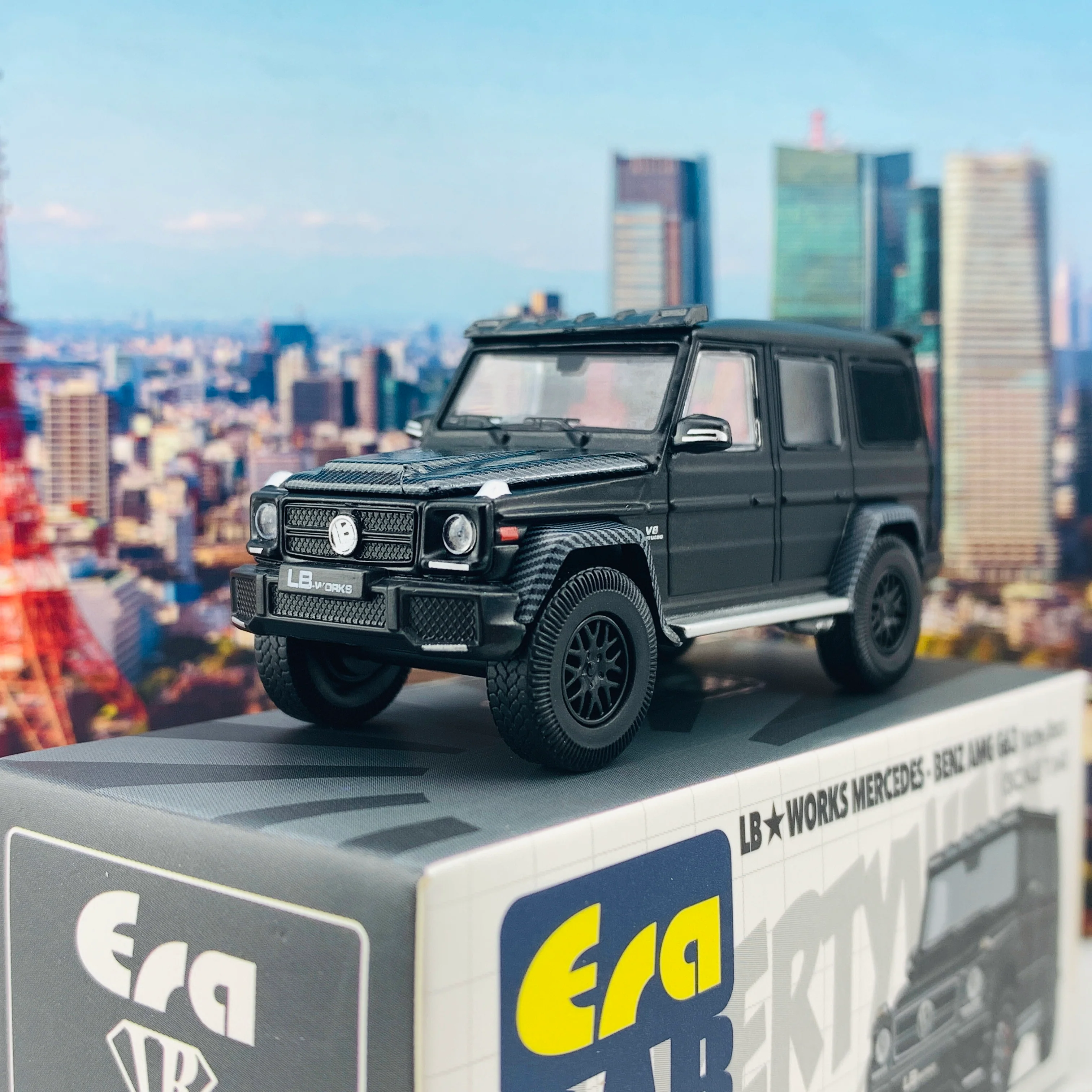 ERA CAR 1/64 LB WORKS Mercedes Benz AMG G63 Matte Black MB204X4SP28 - Image 2