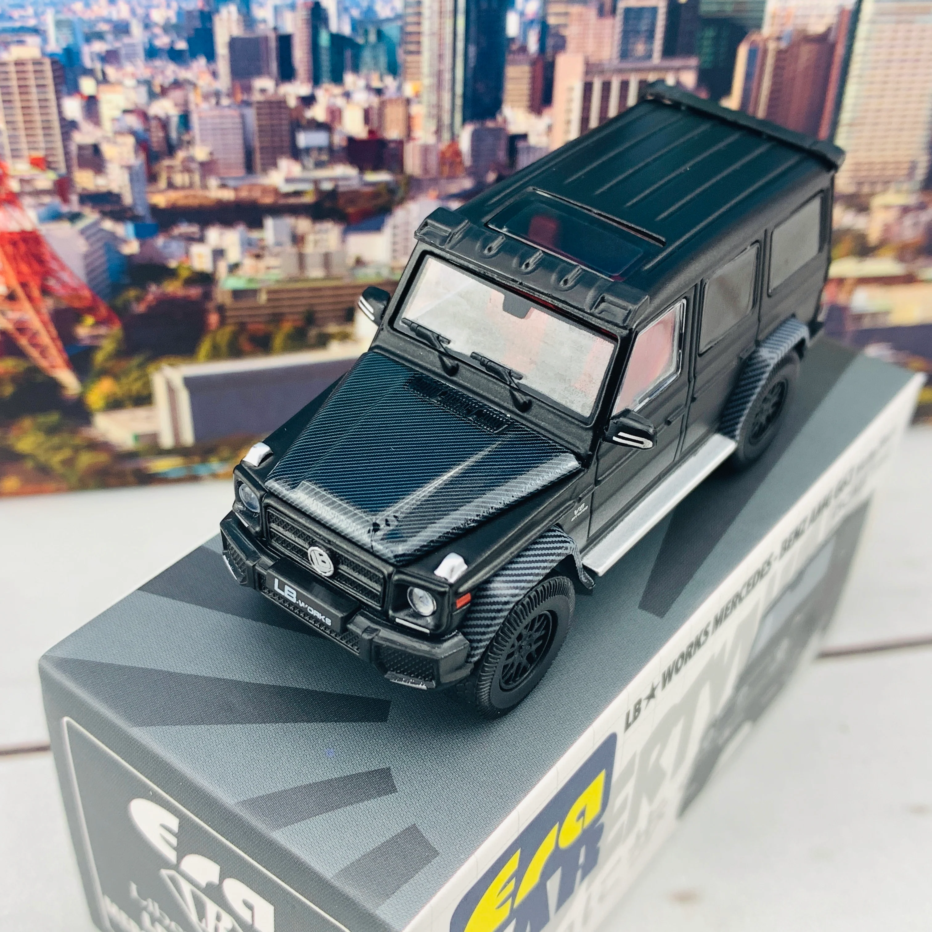 ERA CAR 1/64 LB WORKS Mercedes Benz AMG G63 Matte Black MB204X4SP28 - Image 3