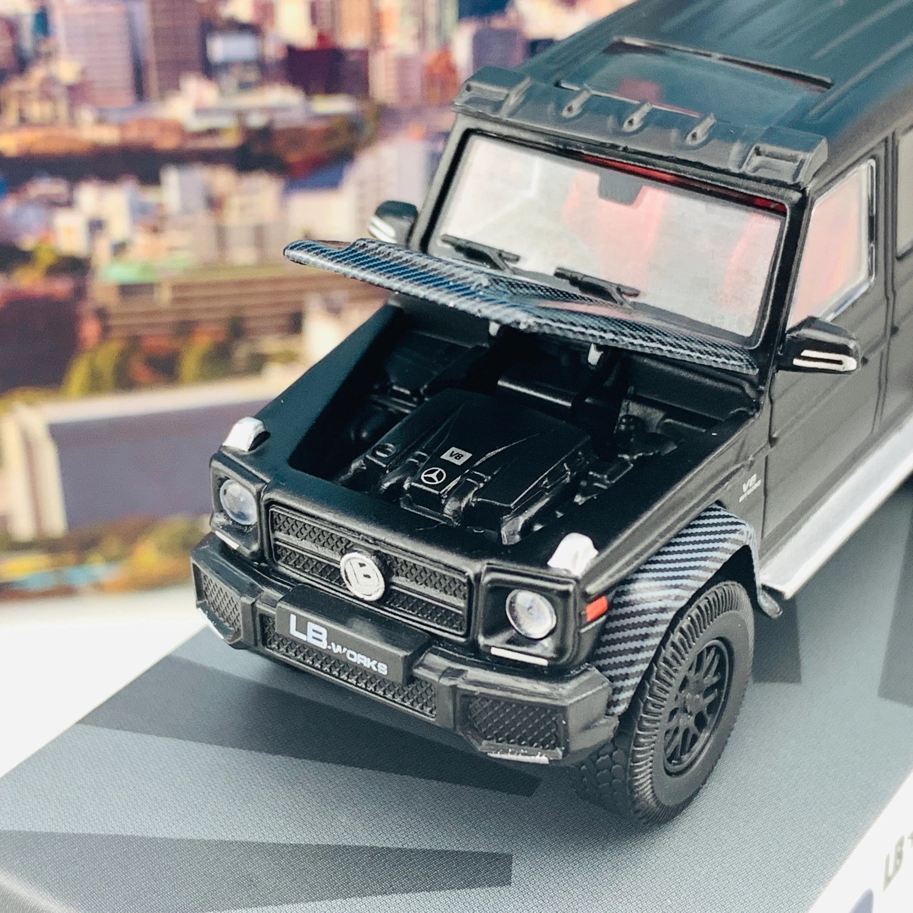 ERA CAR 1/64 LB WORKS Mercedes Benz AMG G63 Matte Black MB204X4SP28 - Image 4
