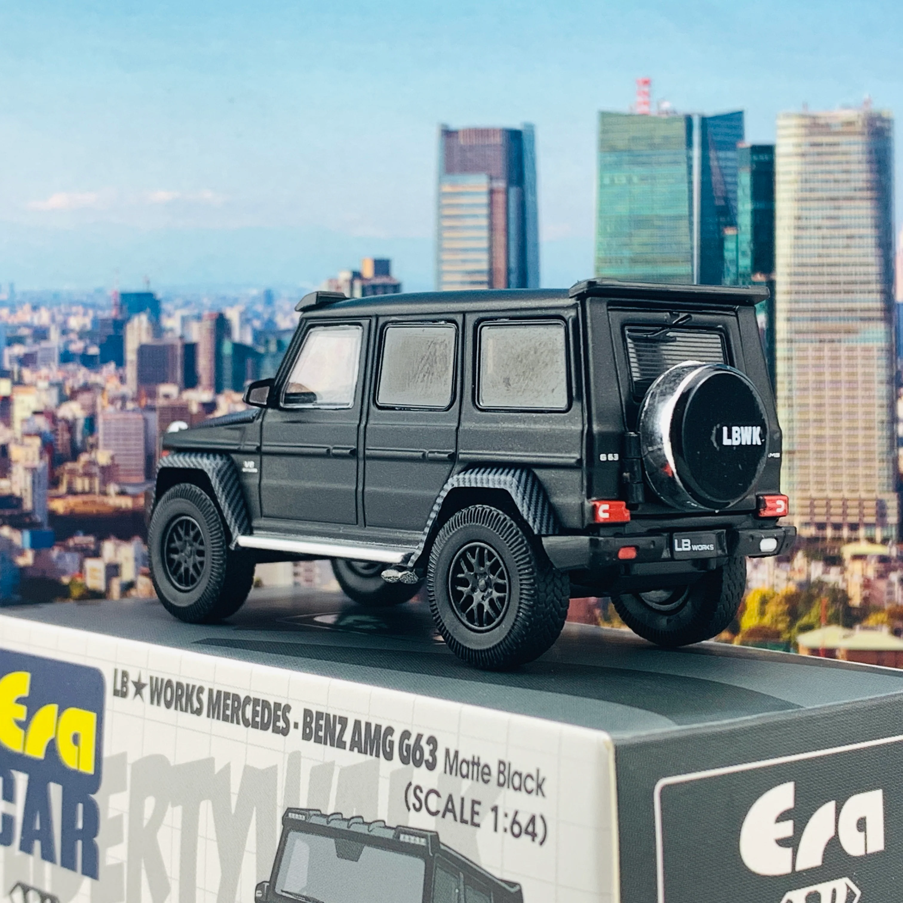 ERA CAR 1/64 LB WORKS Mercedes Benz AMG G63 Matte Black MB204X4SP28 - Image 5