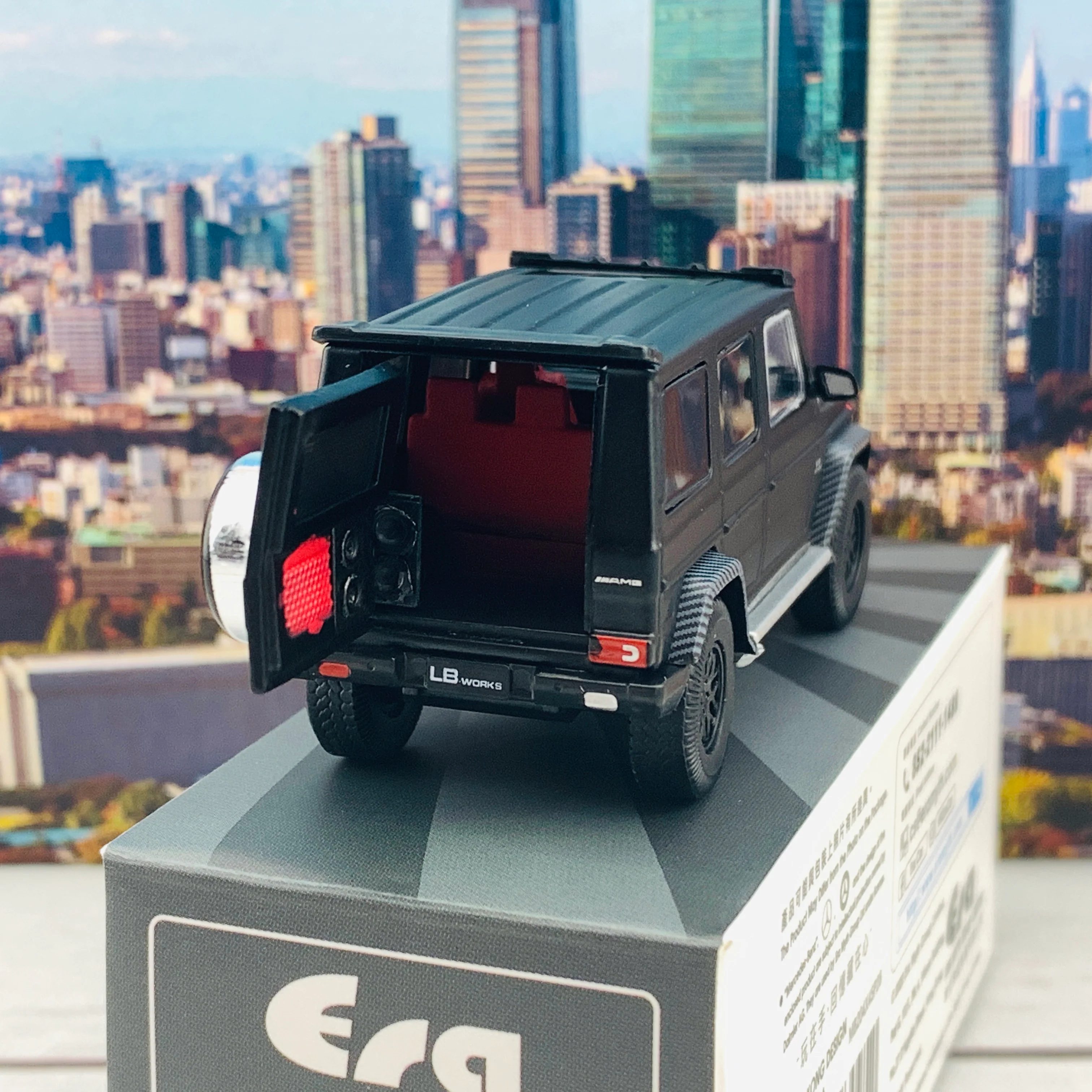 ERA CAR 1/64 LB WORKS Mercedes Benz AMG G63 Matte Black MB204X4SP28 - Image 6