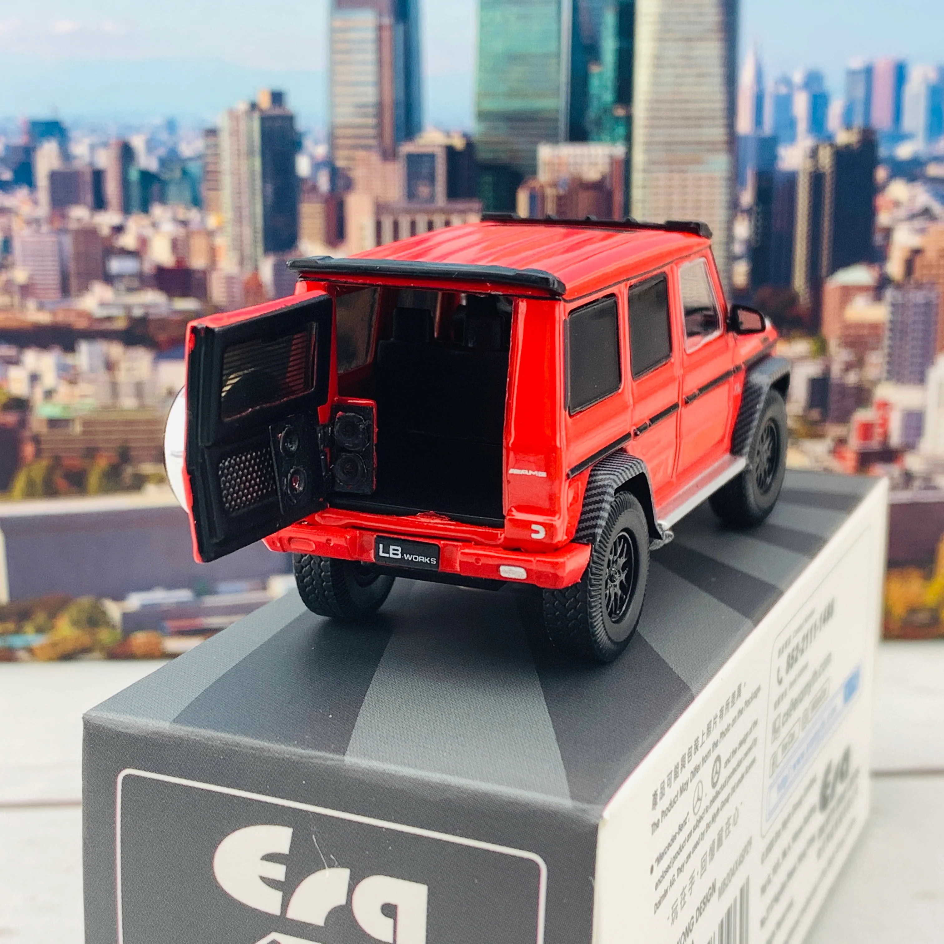 ERA CAR 1/64 LB WORKS Mercedes Benz AMG G63 Red MB204X4SP29 - Image 6