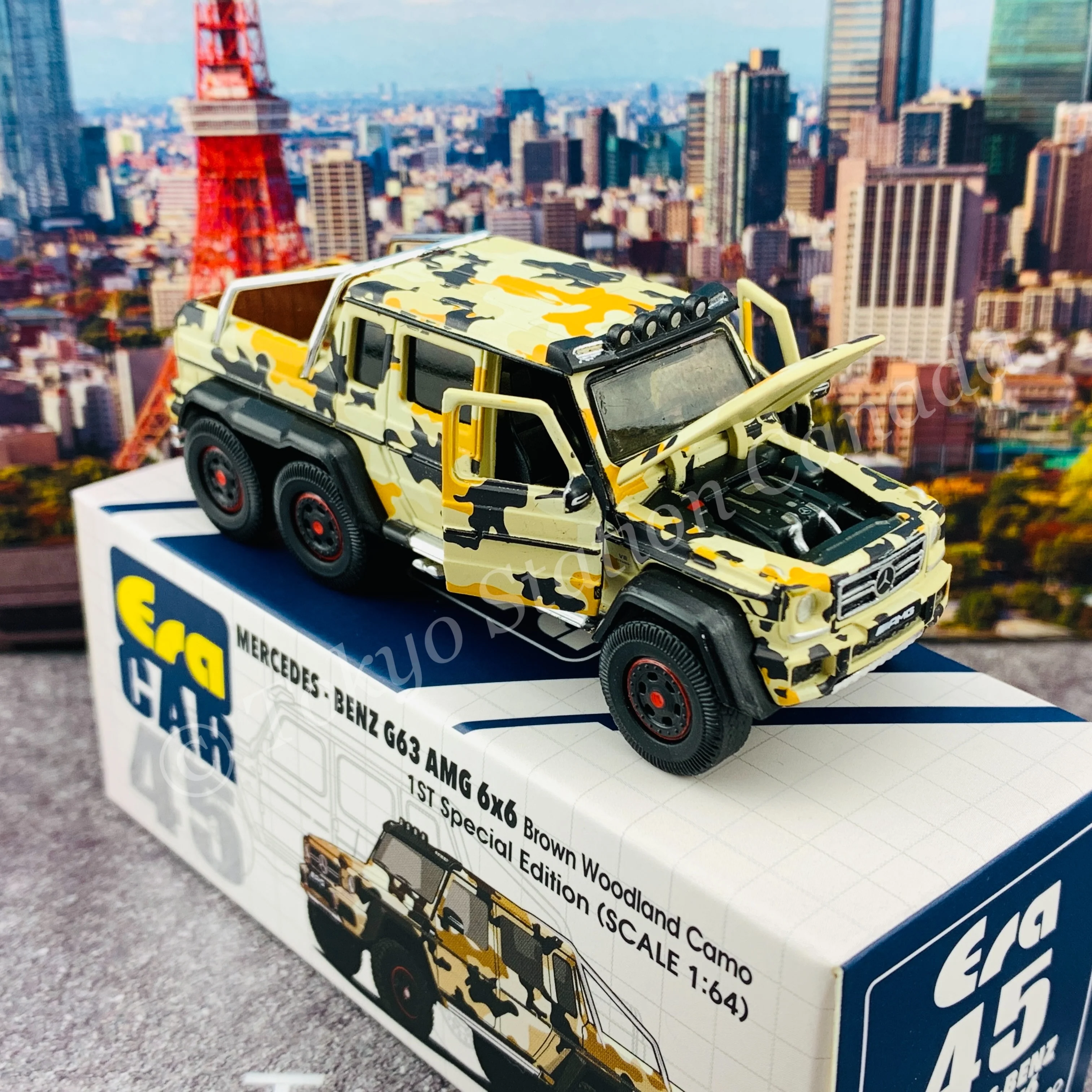 ERA CAR 45 1/64 Mercedes-Benz G63 AMG 6x6 Brown Woodland Camo (1st Special Edition) MB206X6RF45 - Image 5
