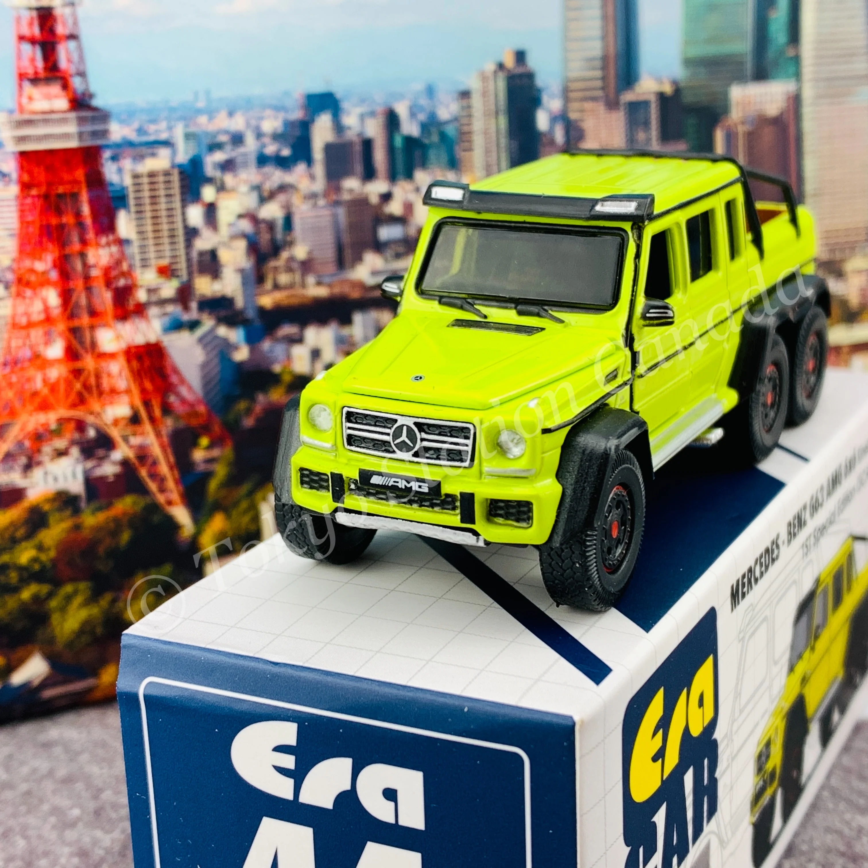 ERA CAR 1/64 Mercedes-Benz G63 AMG 6x6 Kinetic Yellow MB206X6RF44 - Image 3