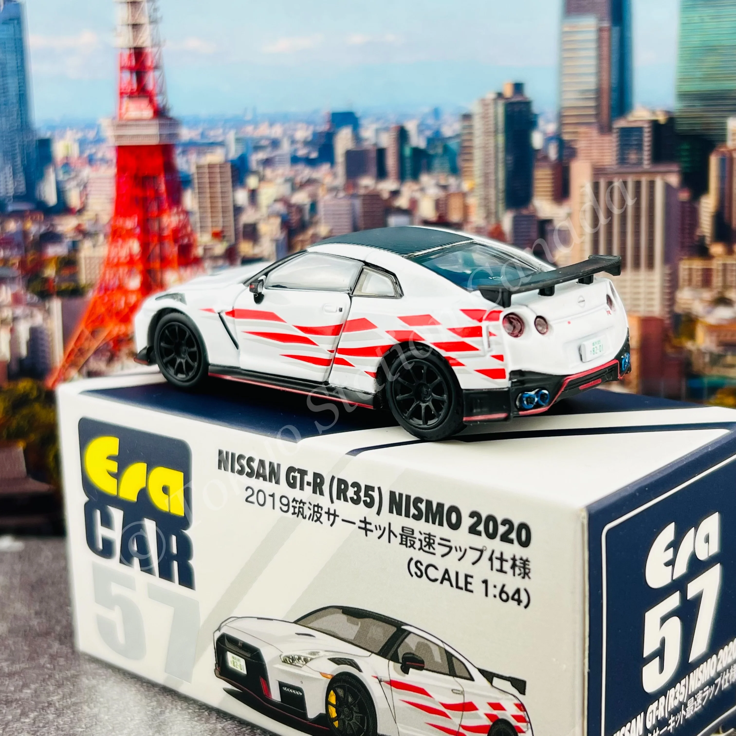 ERA CAR 1/64 Nissan GTR (R35) NISMO 2020 Tsukuba Fastest Lap 2019 (4897099931874) - Image 5