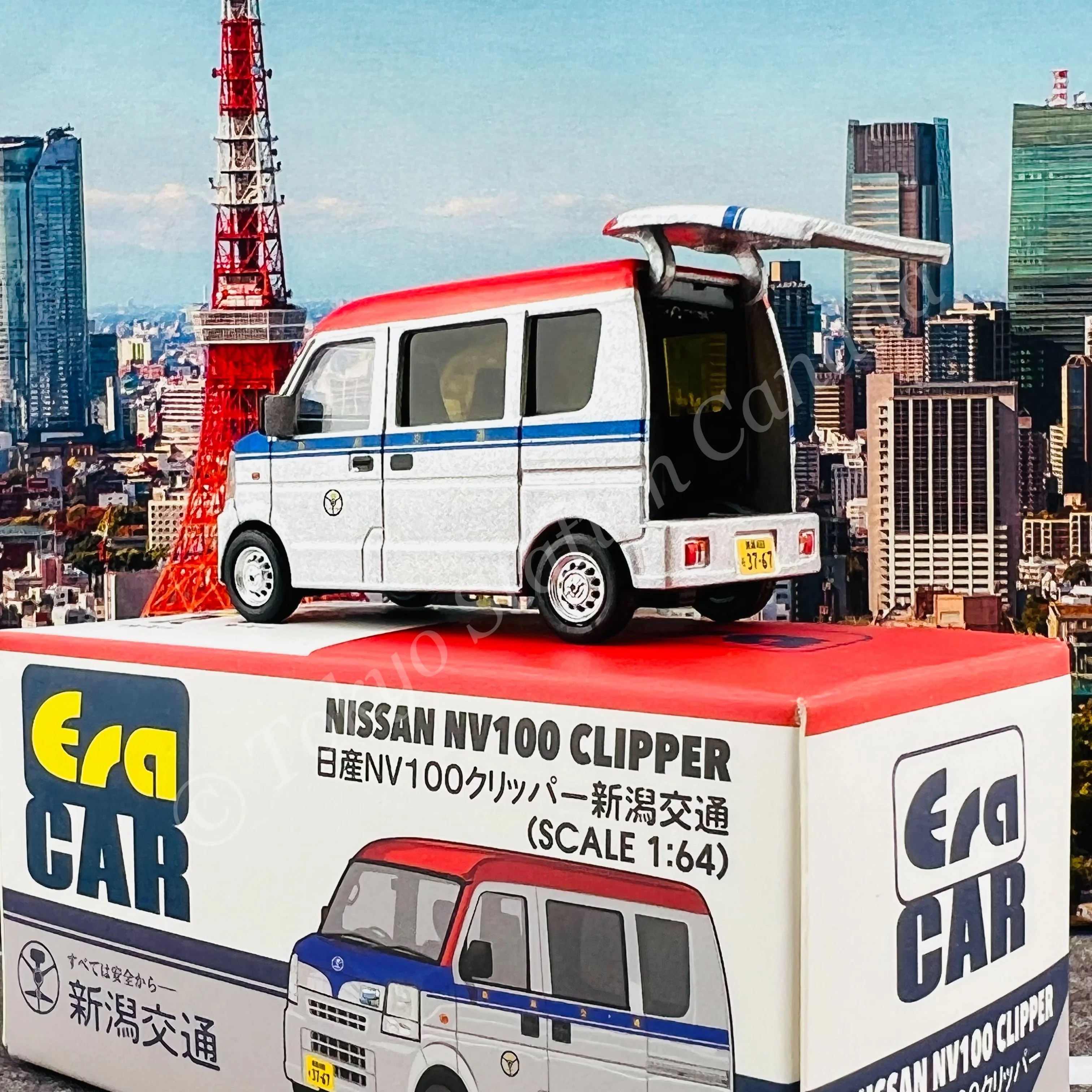 ERA CAR 1/64 NISSAN NV100 CLIPPER Niigata Kotsu (4897099931768) - Image 6