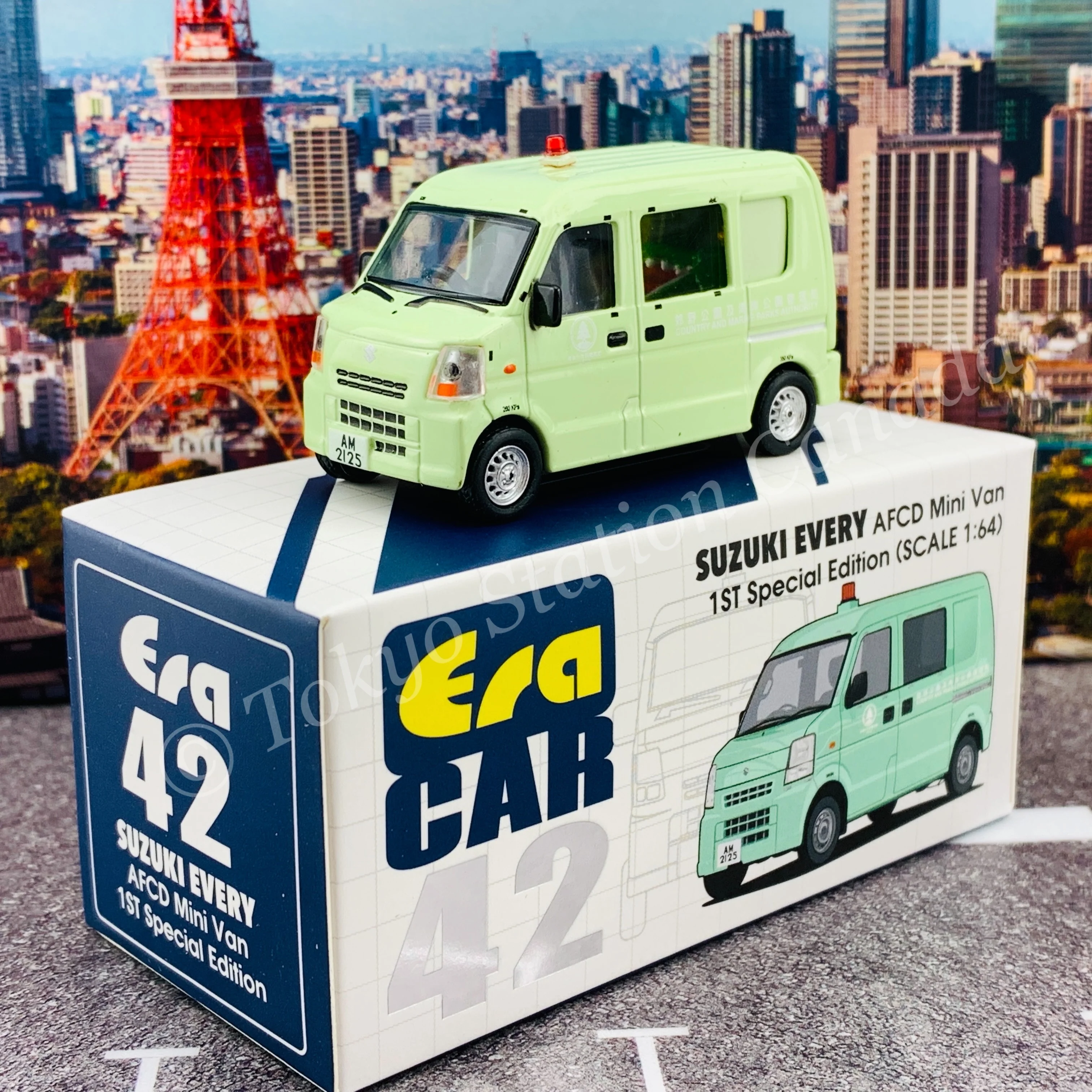 ERA CAR 1/64 Suzuki Every AFCD Mini Van 1st Special Edition SU19EVERF42 - Image 3