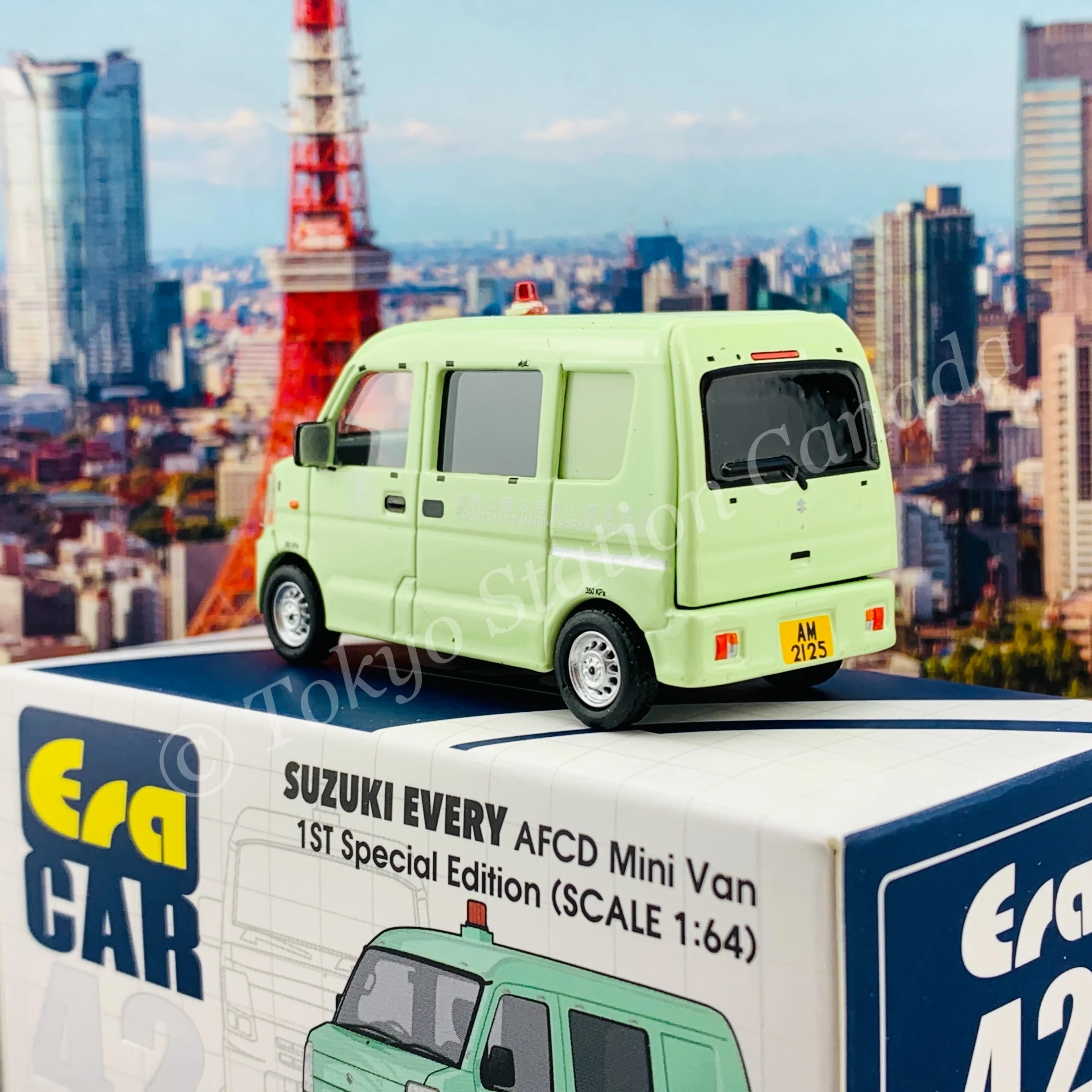 ERA CAR 1/64 Suzuki Every AFCD Mini Van 1st Special Edition SU19EVERF42 - Image 5