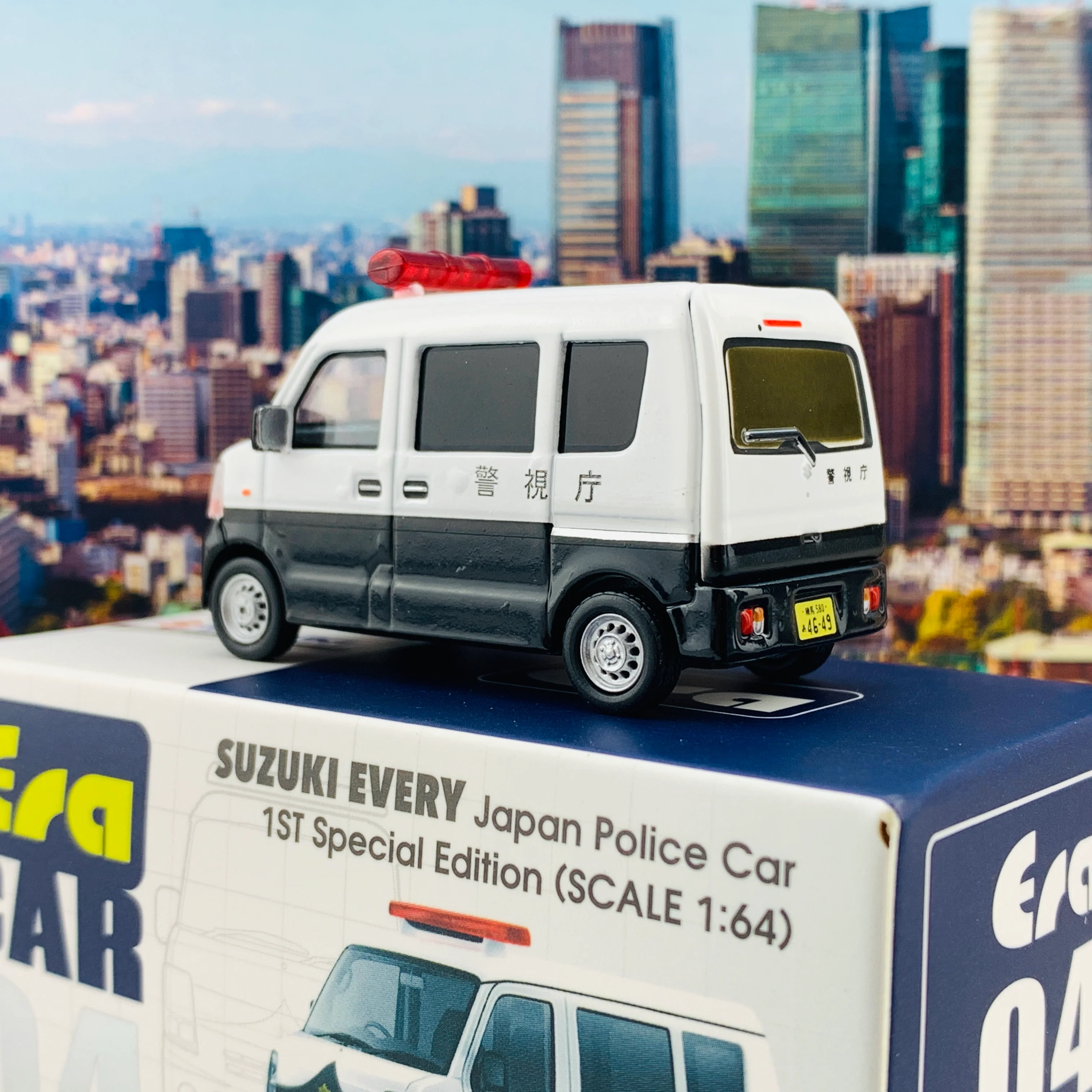 ERA CAR 04 Suzuki Every Japan Police Car 1ST Special Edition (1/64) 180804RF - Image 4