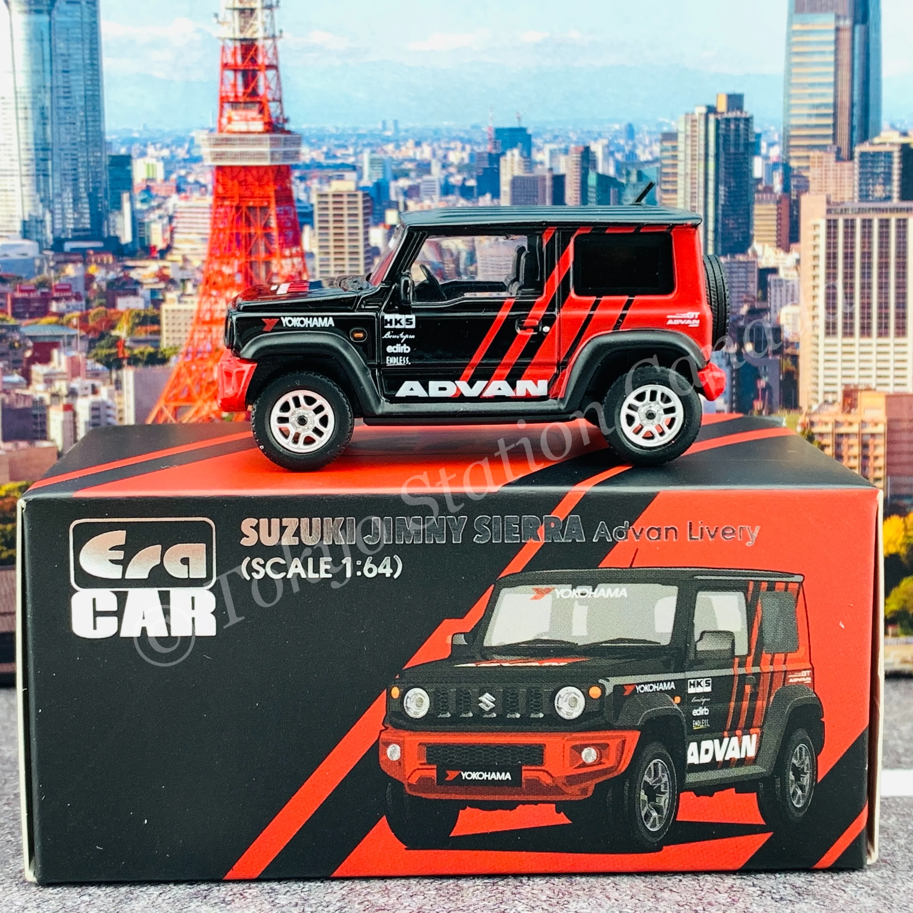 ERA CAR 1/64 Suzuki Jimny SIERRA Advan Livery SU20JSUSP36 - Image 2