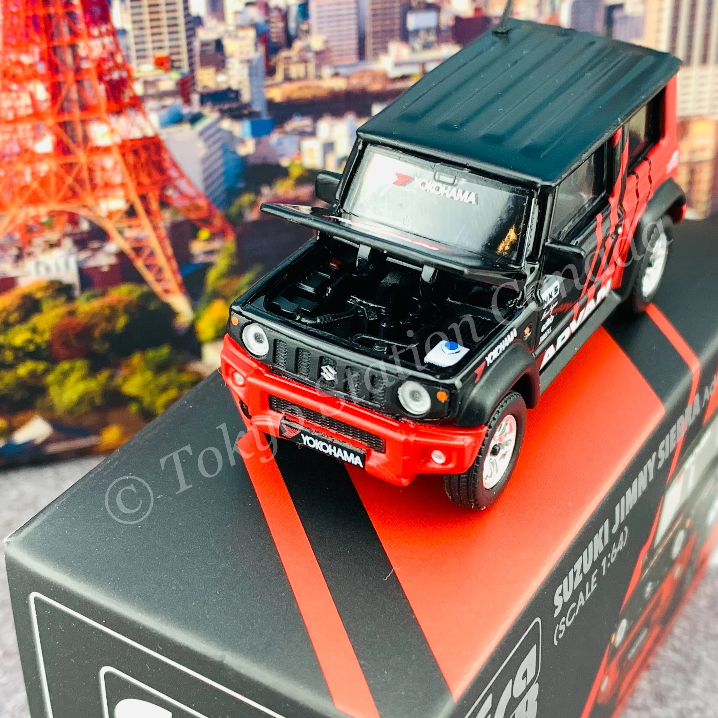 ERA CAR 1/64 Suzuki Jimny SIERRA Advan Livery SU20JSUSP36 - Image 3