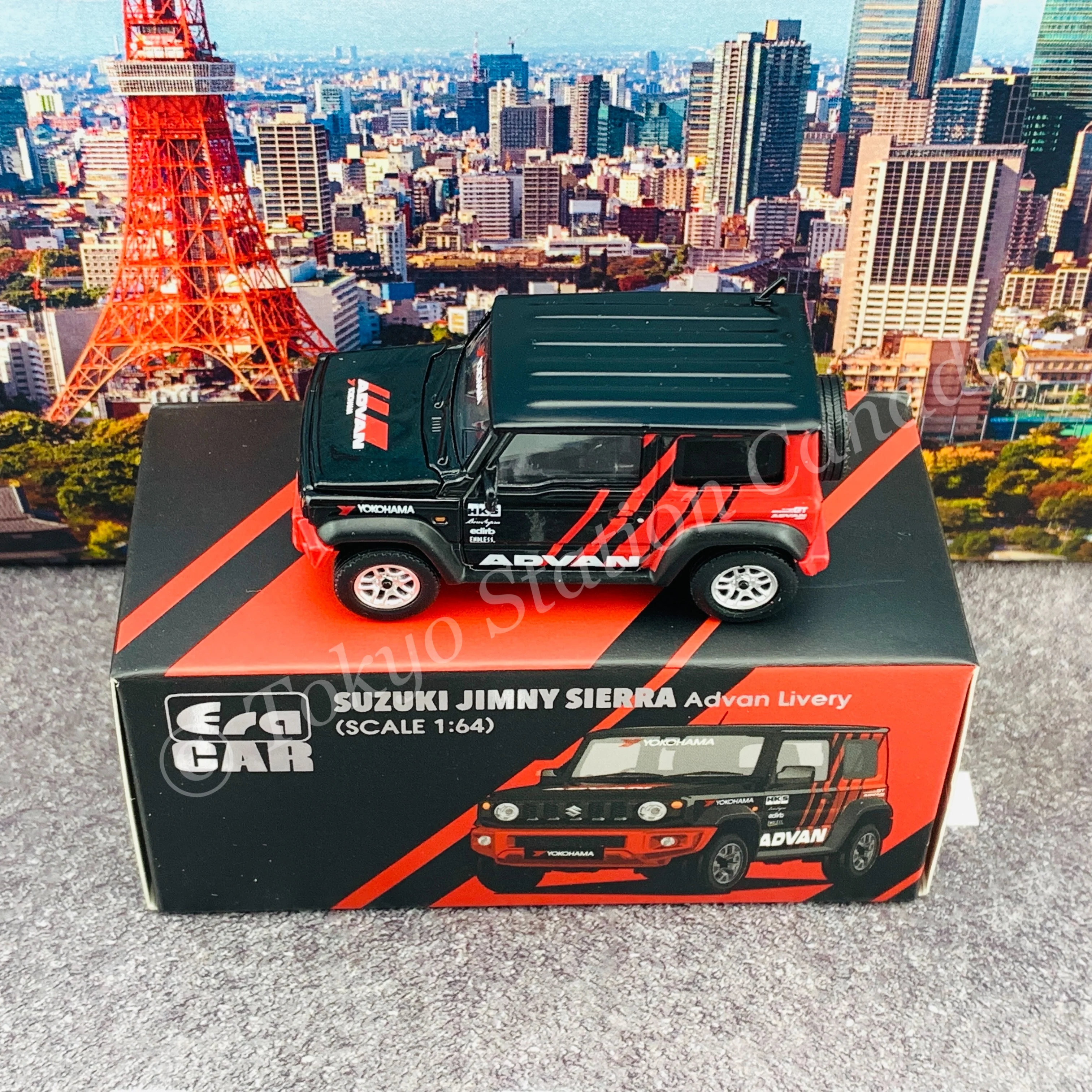 ERA CAR 1/64 Suzuki Jimny SIERRA Advan Livery SU20JSUSP36 - Image 4