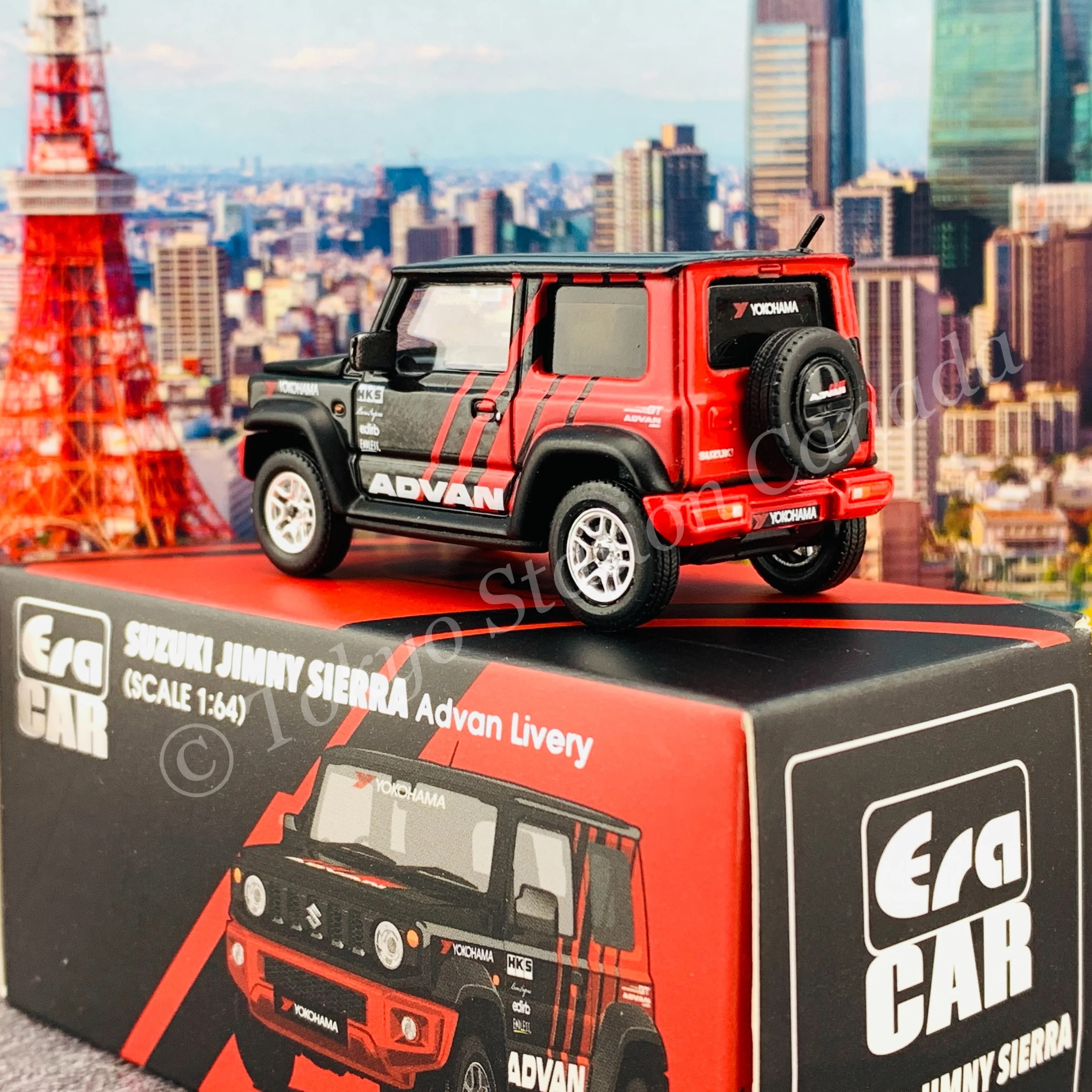 ERA CAR 1/64 Suzuki Jimny SIERRA Advan Livery SU20JSUSP36 - Image 5