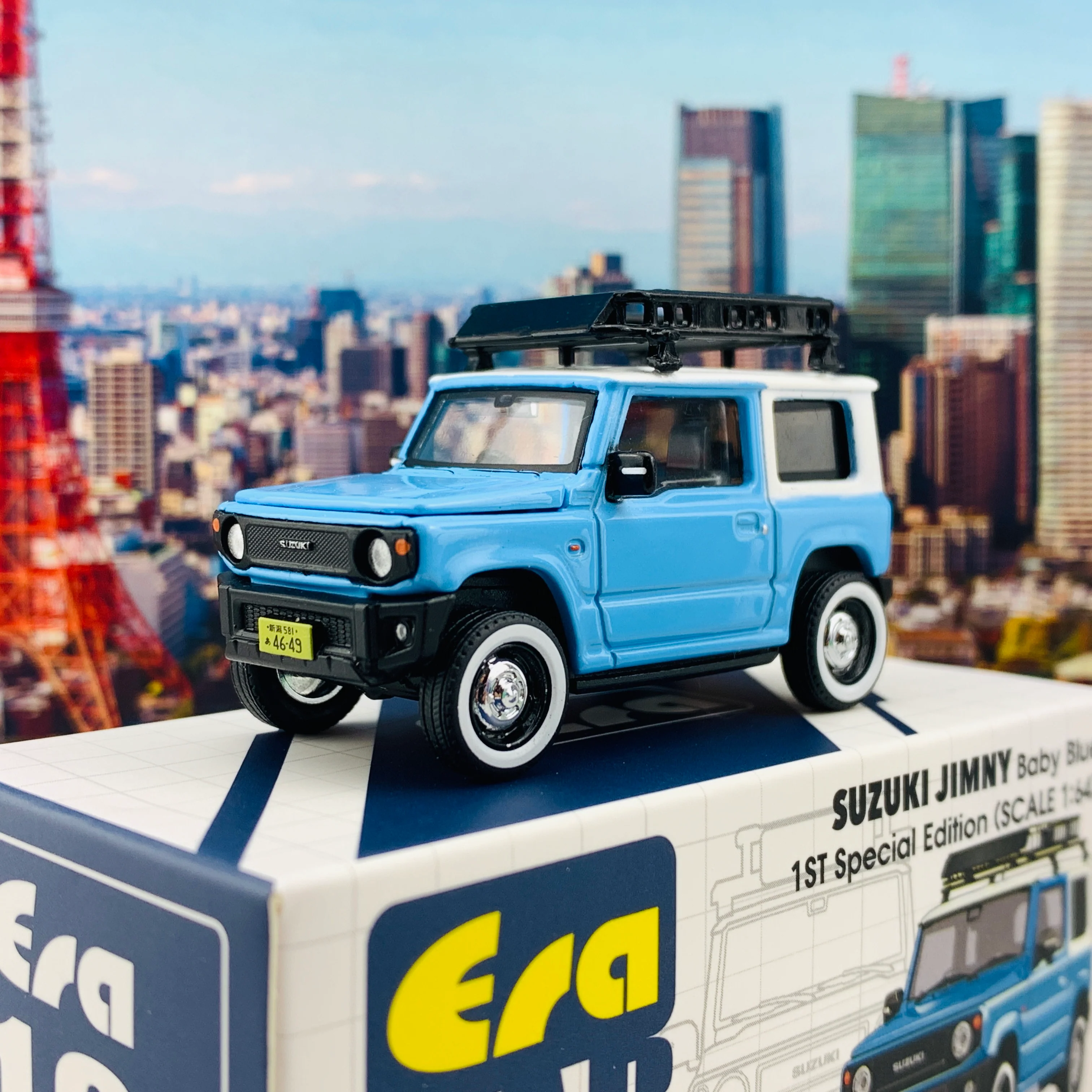 ERA CAR 12 Suzuki Jimny Baby Blue 1ST Special Edition (1/64) SU19JSRF12 - Image 2
