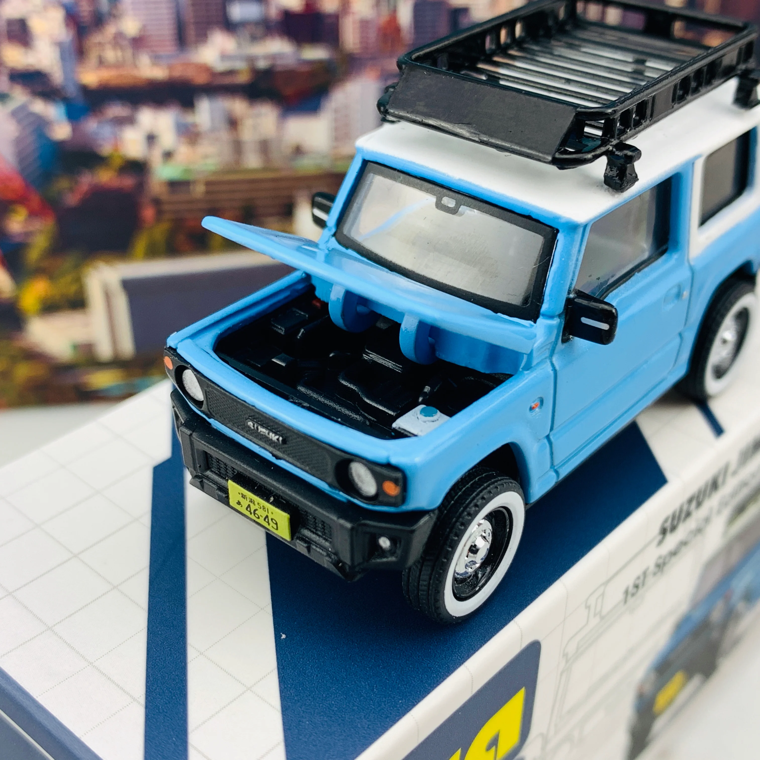 ERA CAR 12 Suzuki Jimny Baby Blue 1ST Special Edition (1/64) SU19JSRF12 - Image 4