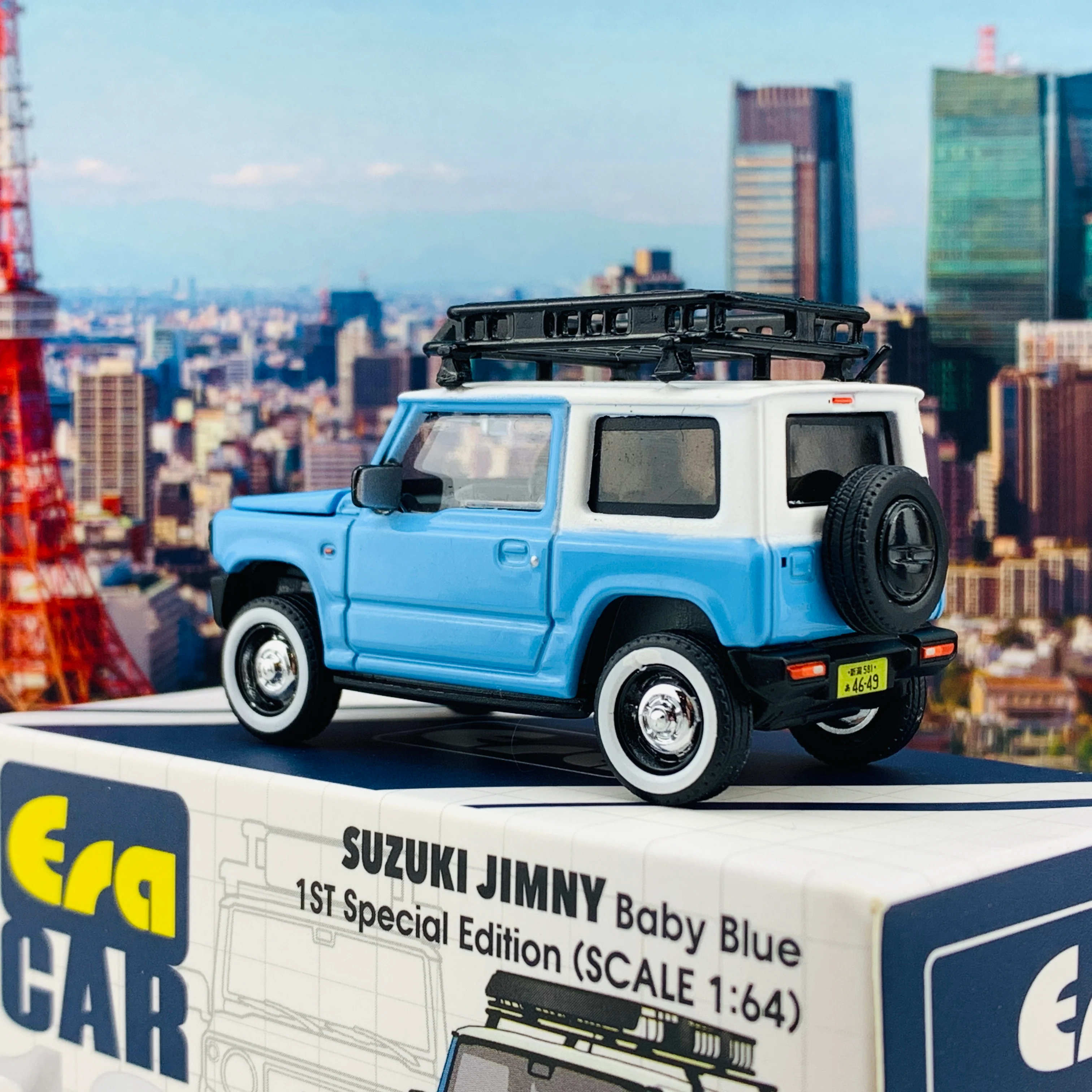 ERA CAR 12 Suzuki Jimny Baby Blue 1ST Special Edition (1/64) SU19JSRF12 - Image 5