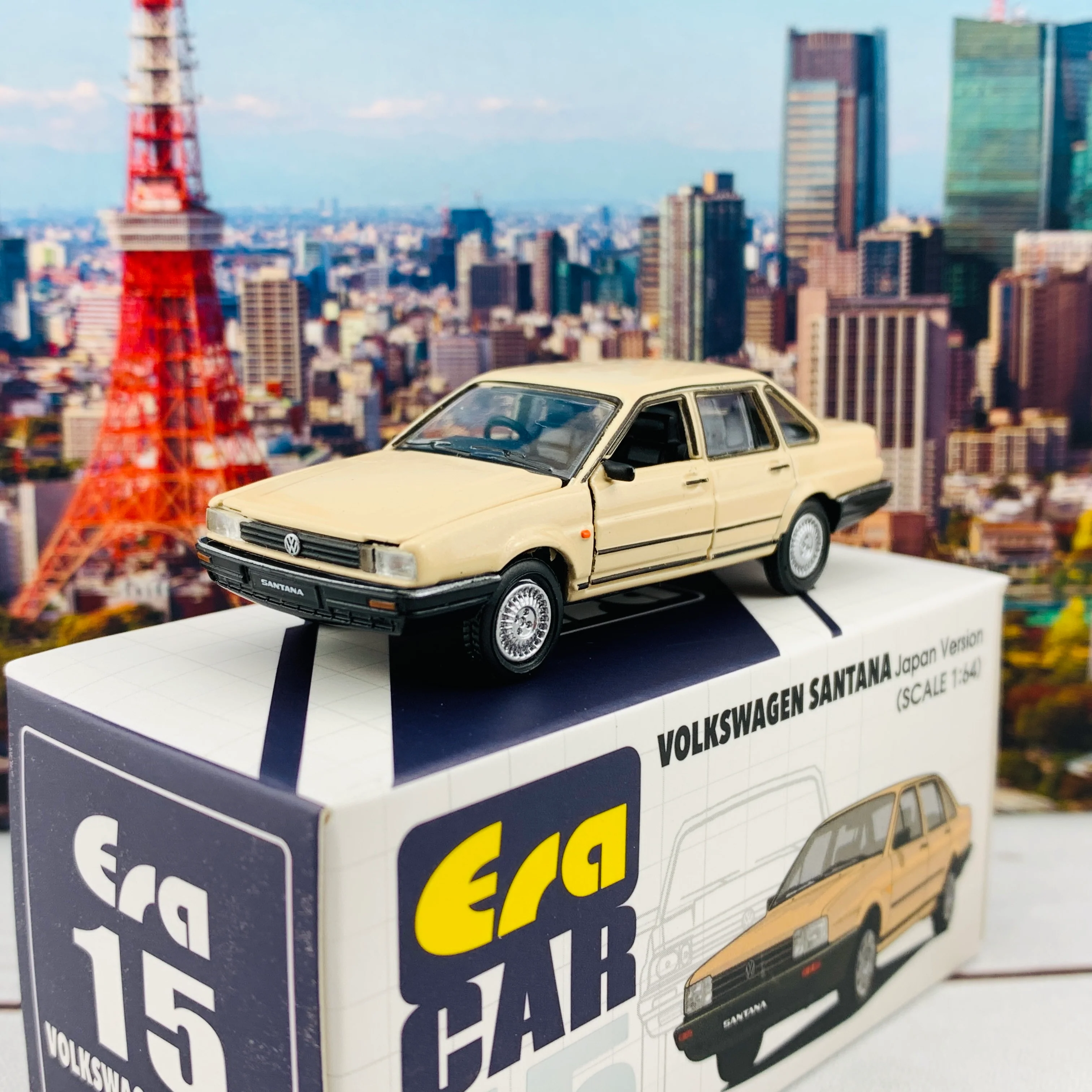 ERA CAR 15 1/64 Volkswagen Santana Japan Version VW20CAMRN15 - Image 2