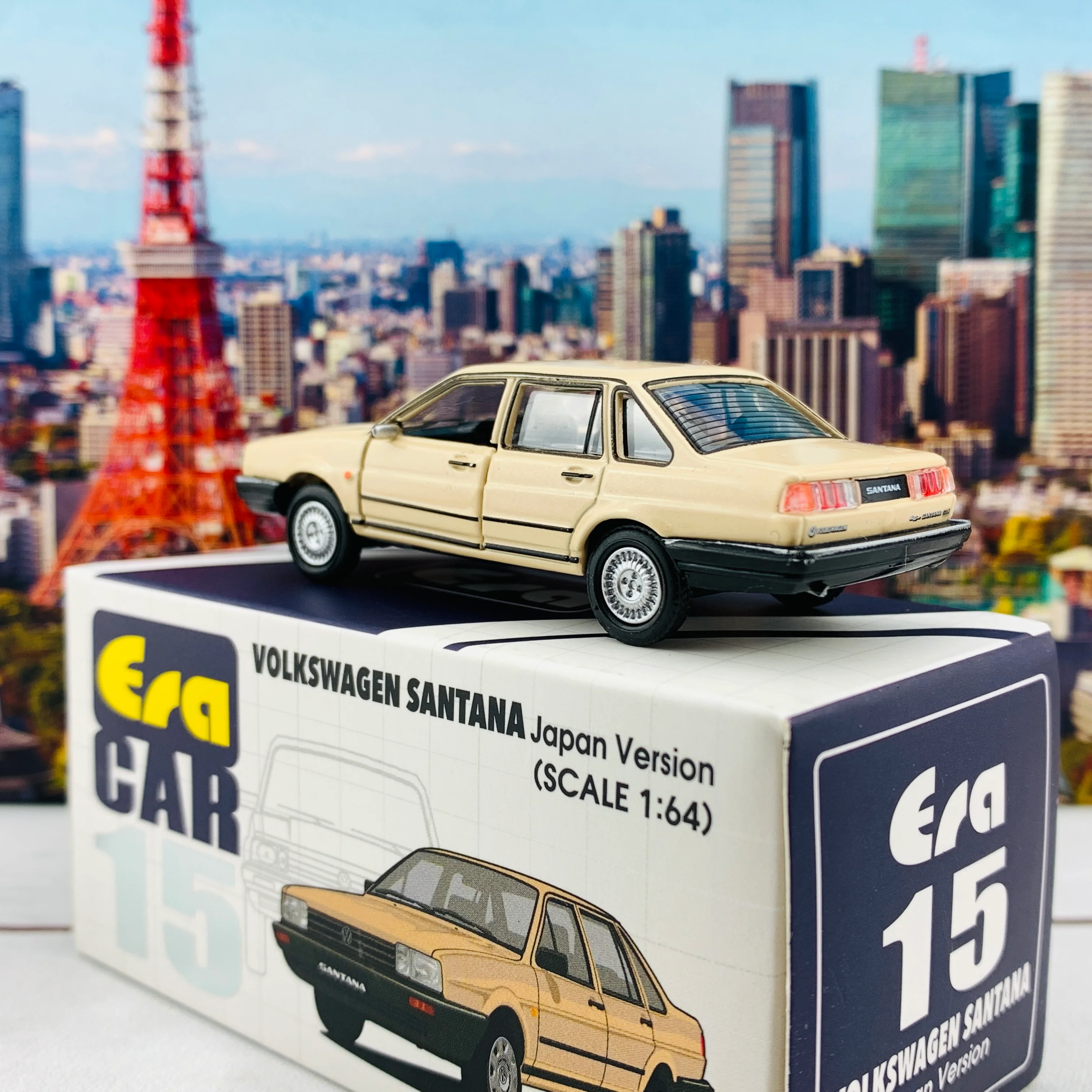 ERA CAR 15 1/64 Volkswagen Santana Japan Version VW20CAMRN15 - Image 5
