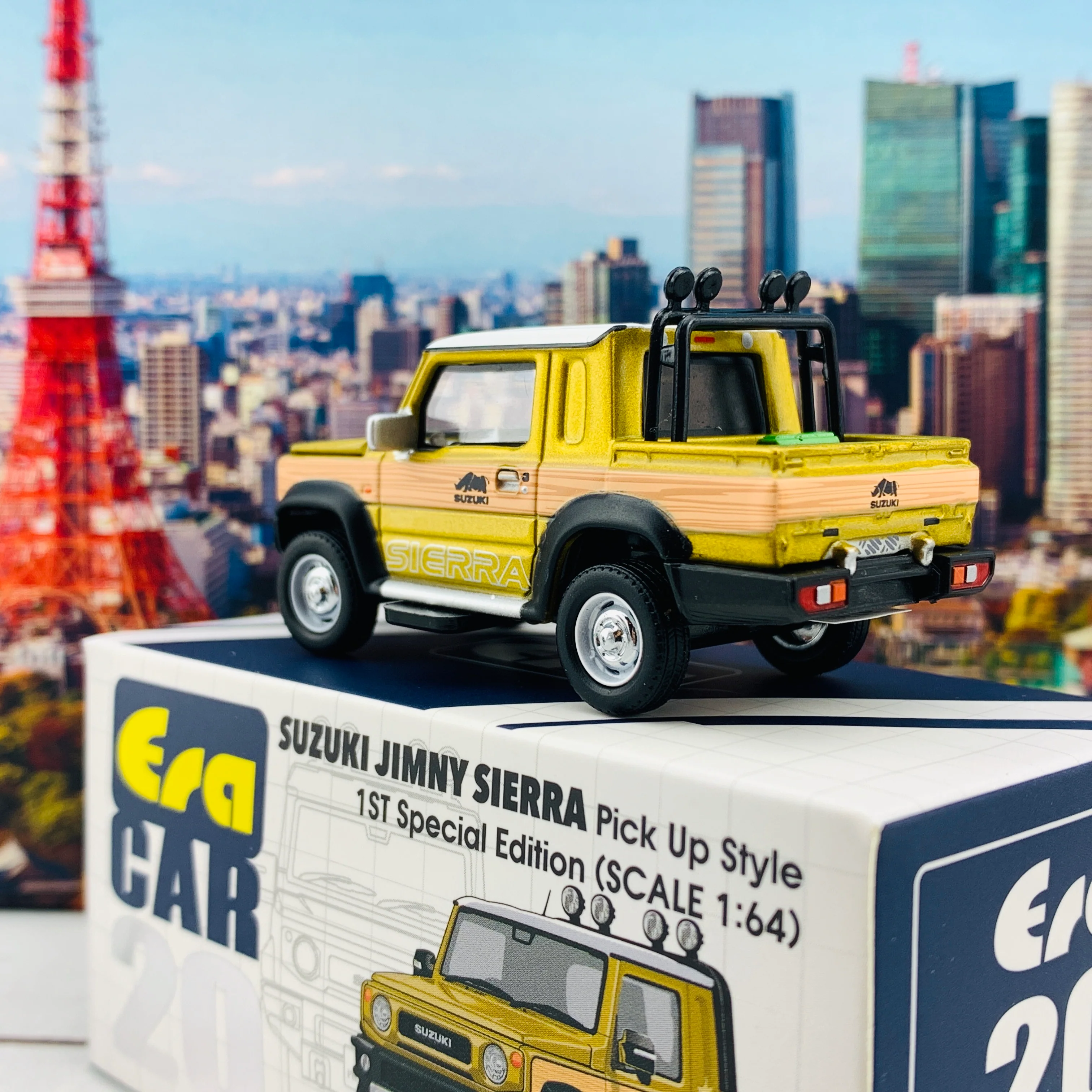 ERA CAR 20 Suzuki Jimny Sierra Pick Up Style 1ST Special Edition (1/64) SU19JPURF20 - Image 5