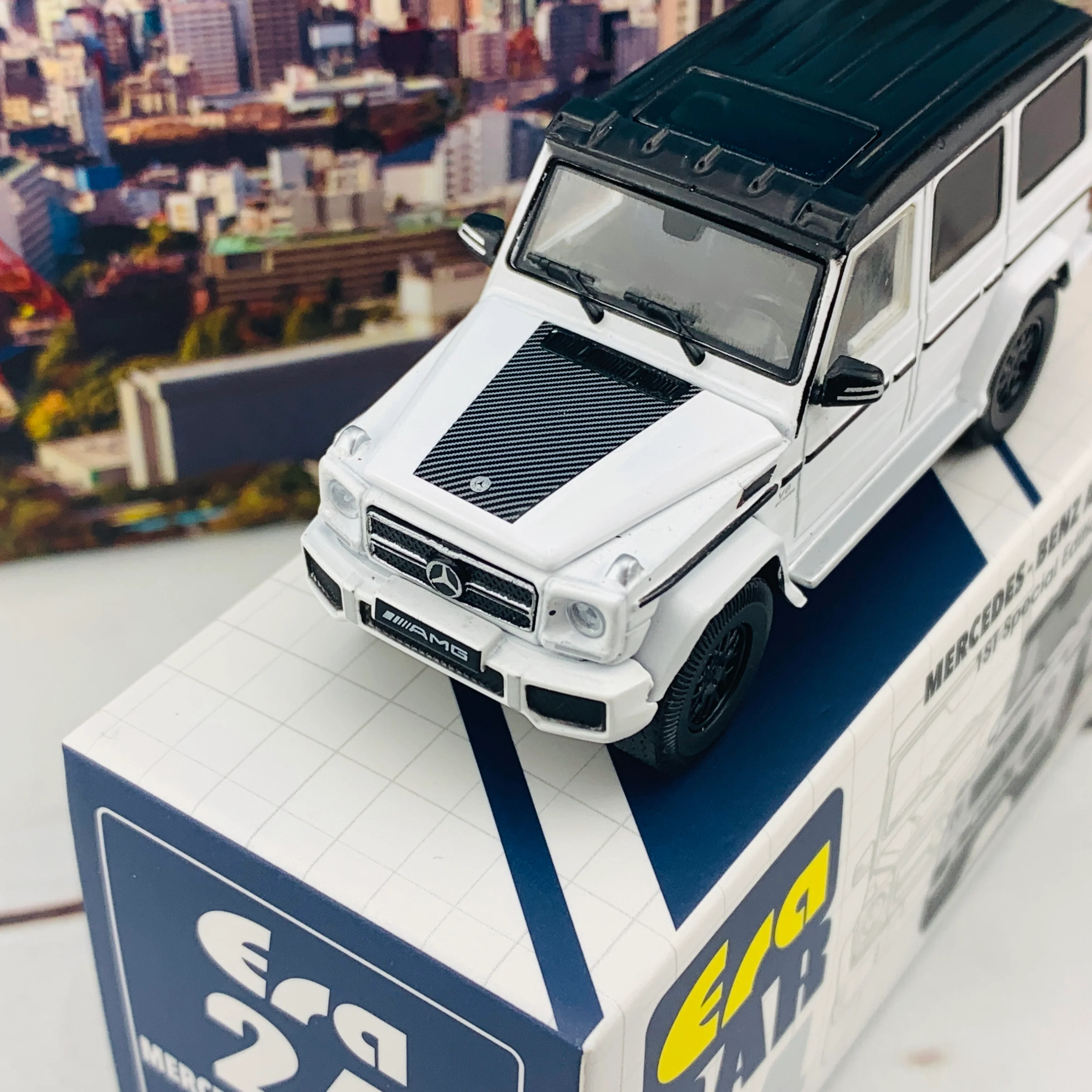 ERA CAR 24 Mercedes Benz AMG G63 1ST Special Edition White (1/64 ) MB204X4RF24 - Image 3