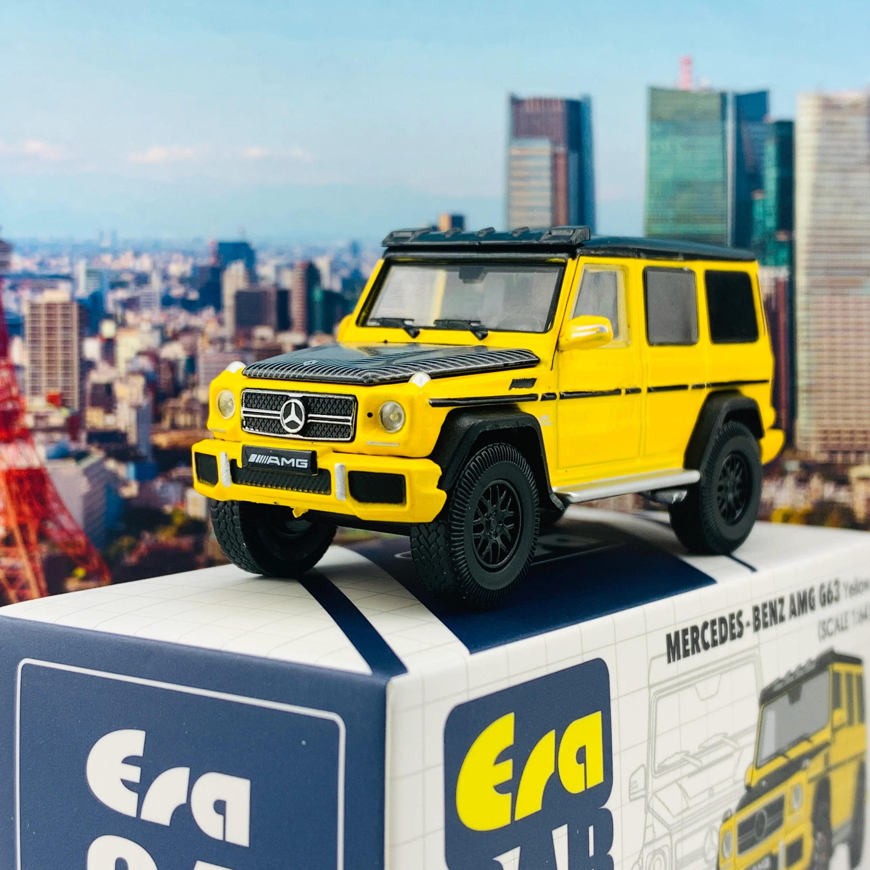 ERA CAR 24 Mercedes Benz AMG G63 Yellow (1/64) MB204X4RN24 - Image 2