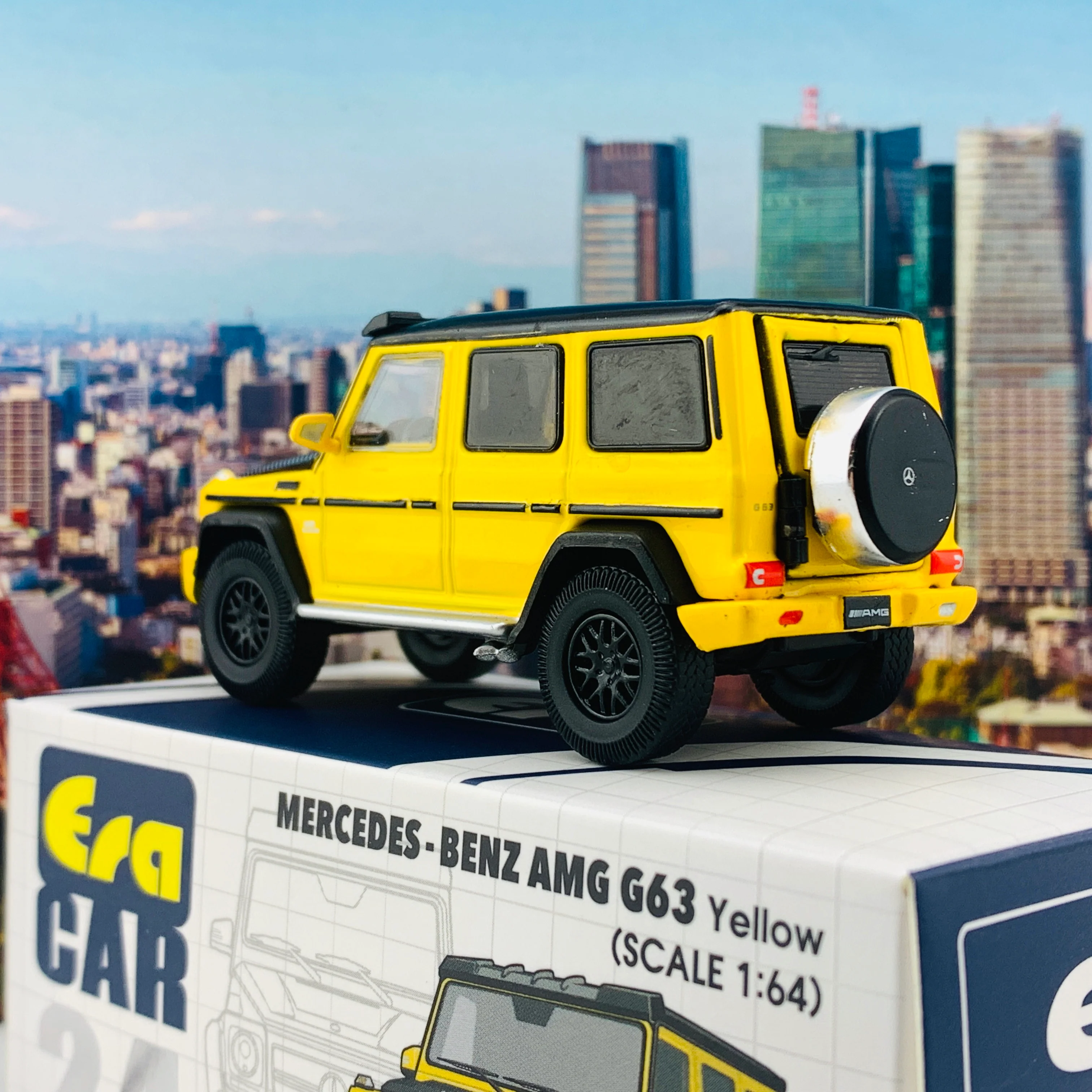 ERA CAR 24 Mercedes Benz AMG G63 Yellow (1/64) MB204X4RN24 - Image 5
