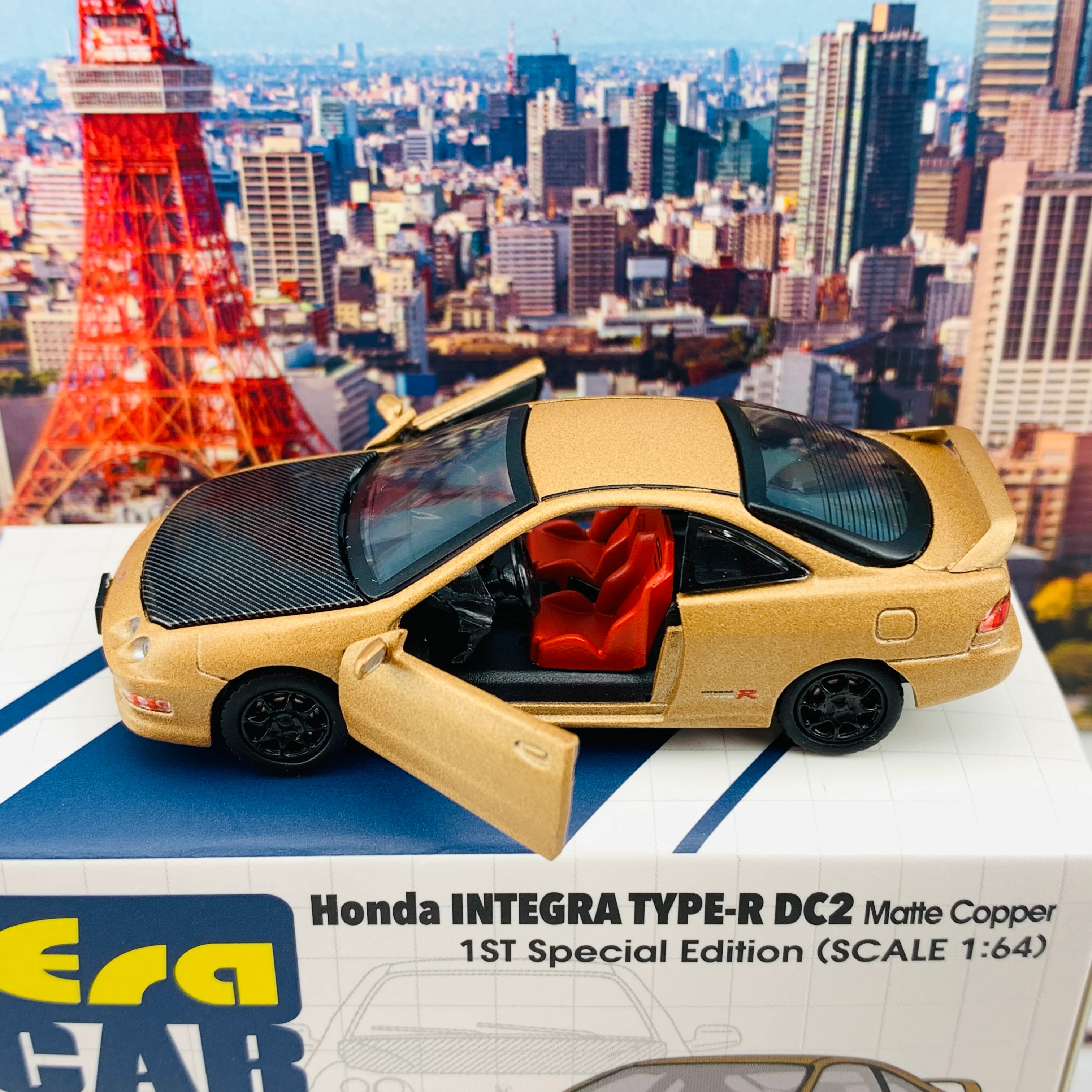 ERA CAR 27 1/64 Honda Integra Type-R DC2 Matte Copper 1ST Special Edition HA20DC2RF27 - Image 4