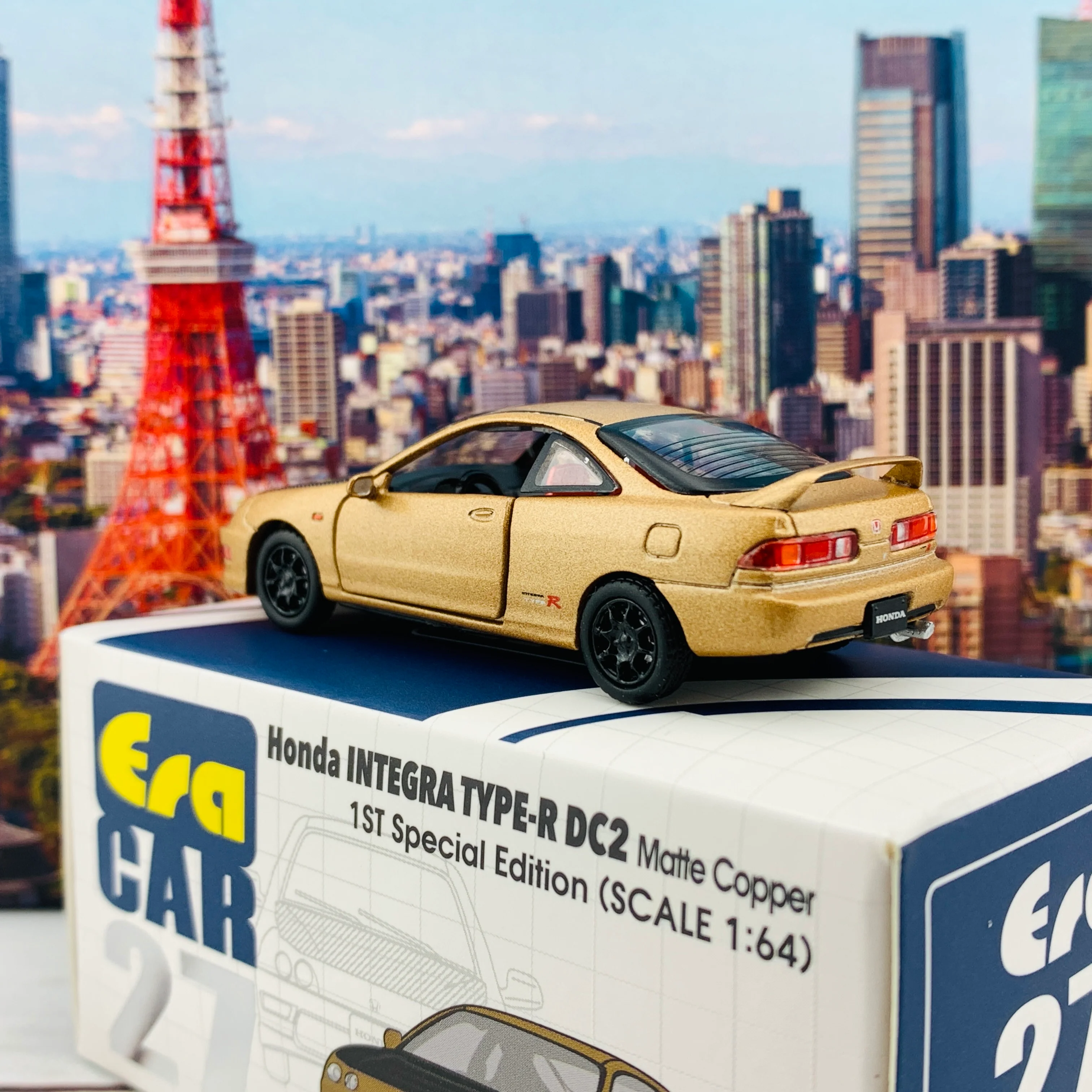 ERA CAR 27 1/64 Honda Integra Type-R DC2 Matte Copper 1ST Special Edition HA20DC2RF27 - Image 5