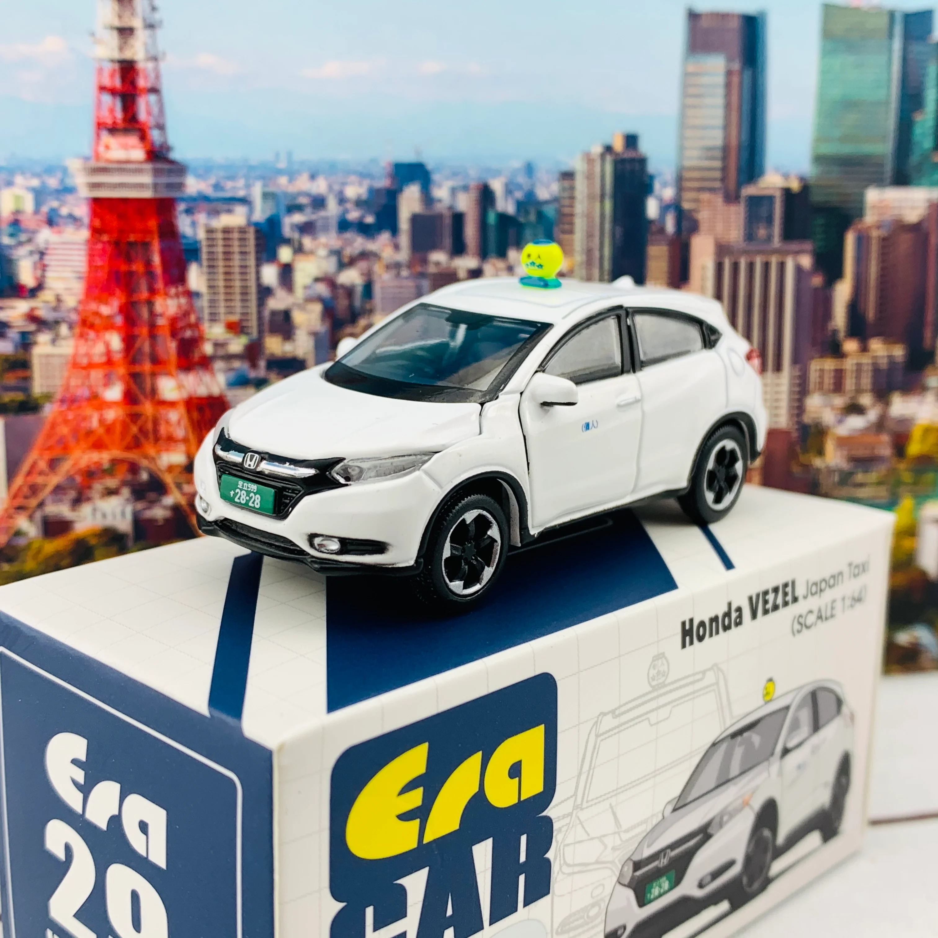 ERA CAR 29 1/64 Honda VEZEL Japan Taxi HA20VERN29 - Image 2