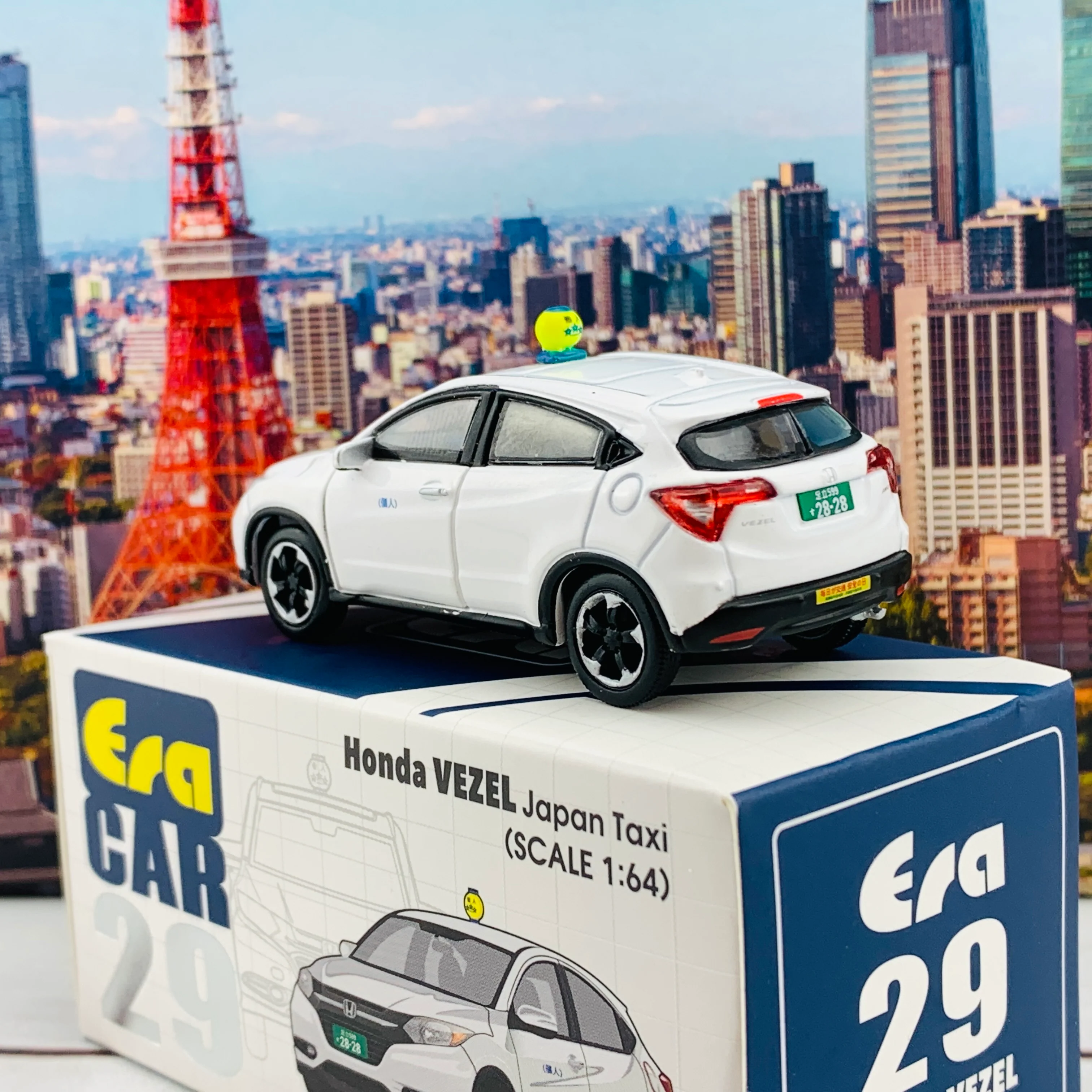 ERA CAR 29 1/64 Honda VEZEL Japan Taxi HA20VERN29 - Image 6