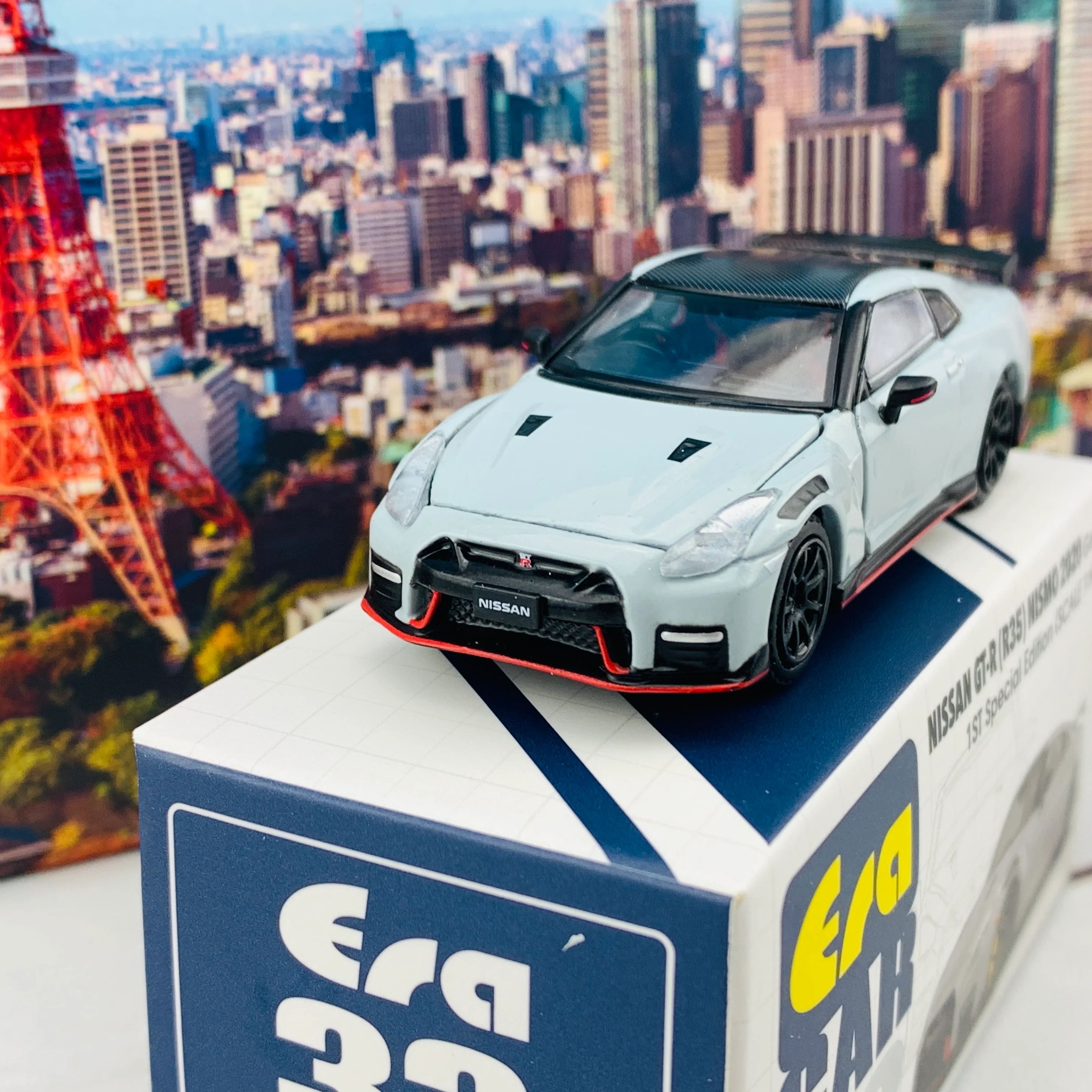 ERA CAR 33 1/64 Nissan GTR R35 NISMO 2020 Gray 1ST Special Edition NS20GTRRF33 - Image 3