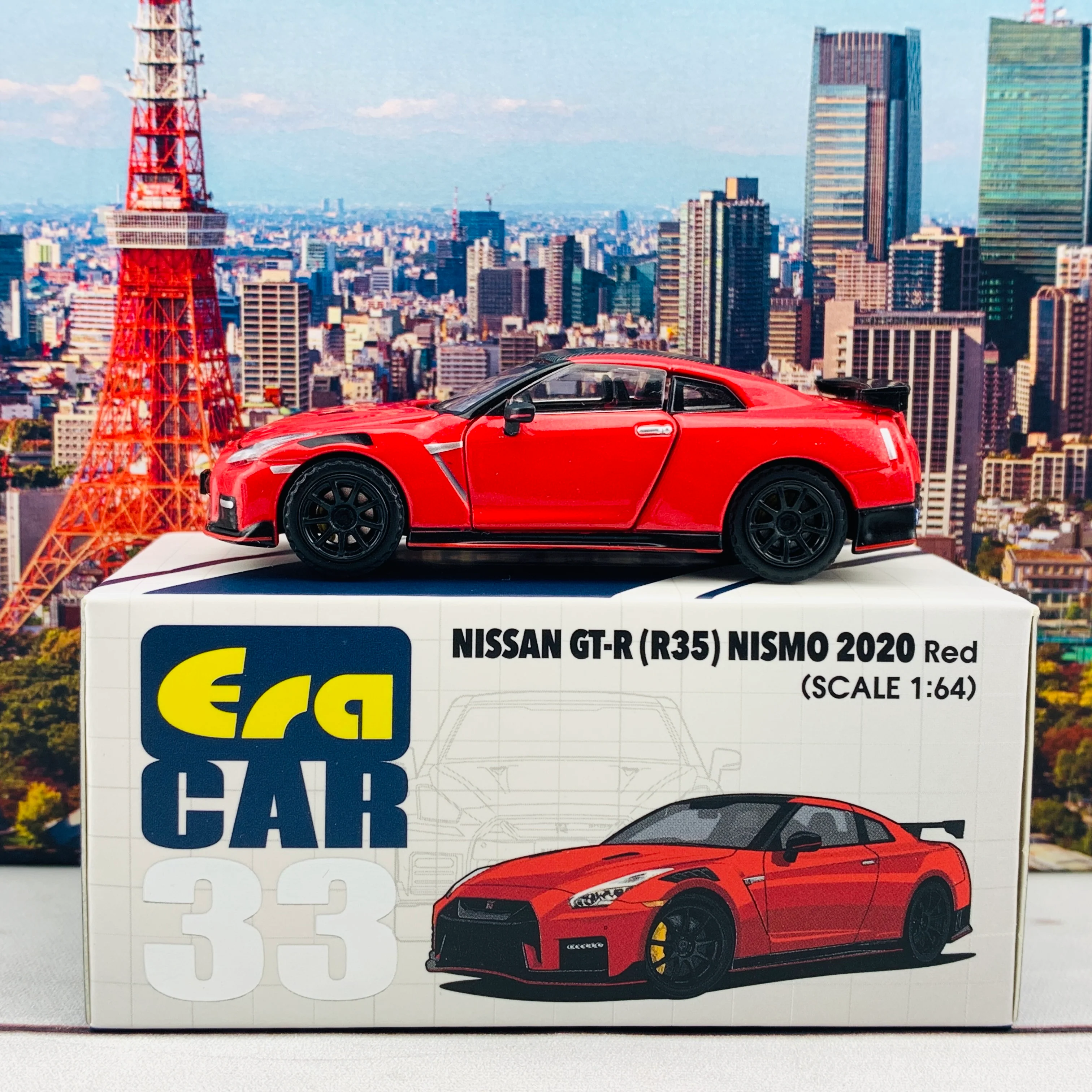 ERA CAR 33 1/64 Nissan GTR R35 NISMO 2020 Red NS20GTRRN33
