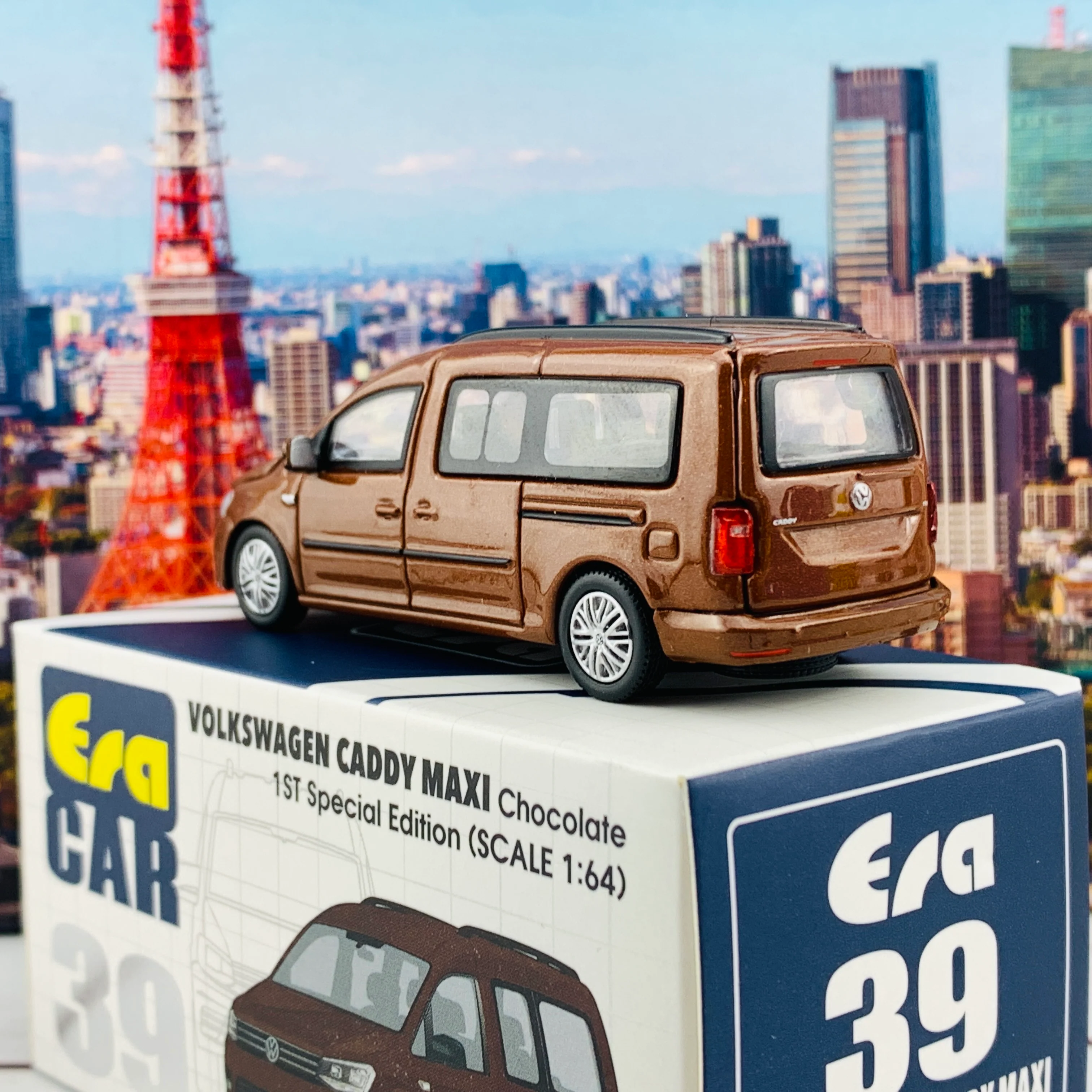 ERA CAR 39 1/64 Volkswagen Caddy Maxi 1ST Special Edition Chocolate VW20CAMRF39 - Image 6