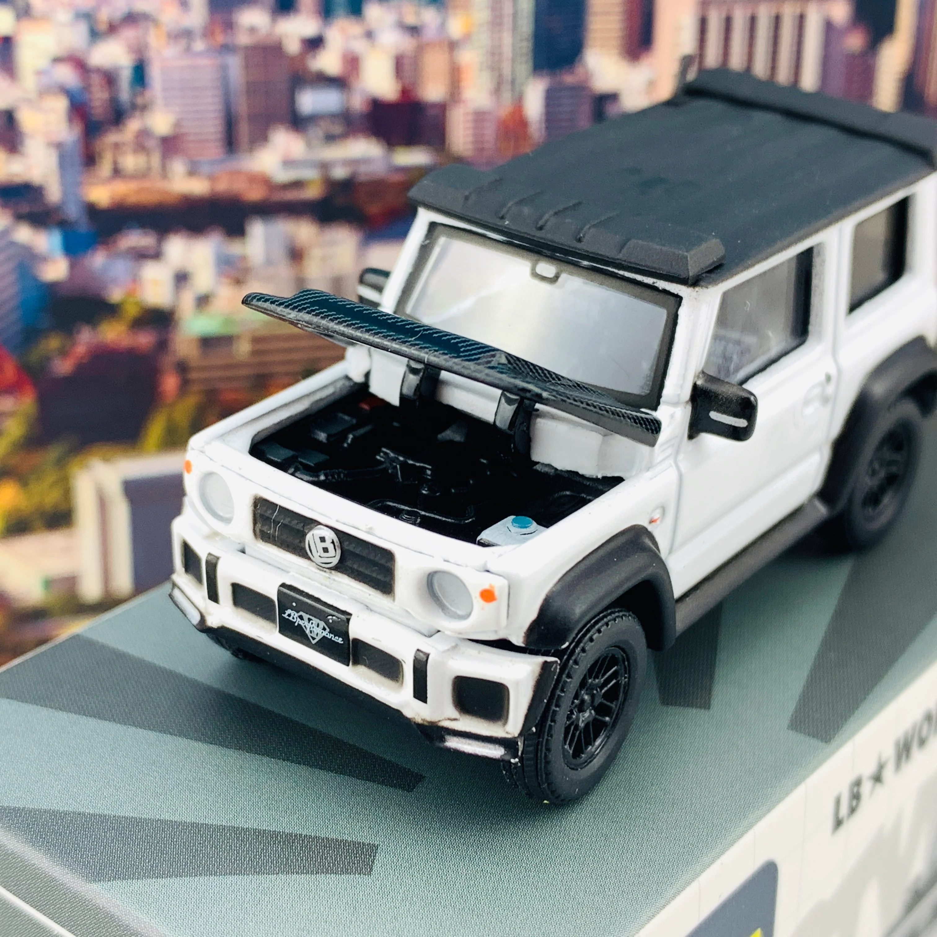 ERA CAR LB WORKS Suzuki G mini White (1/64) SU19JSSP06 - Image 4
