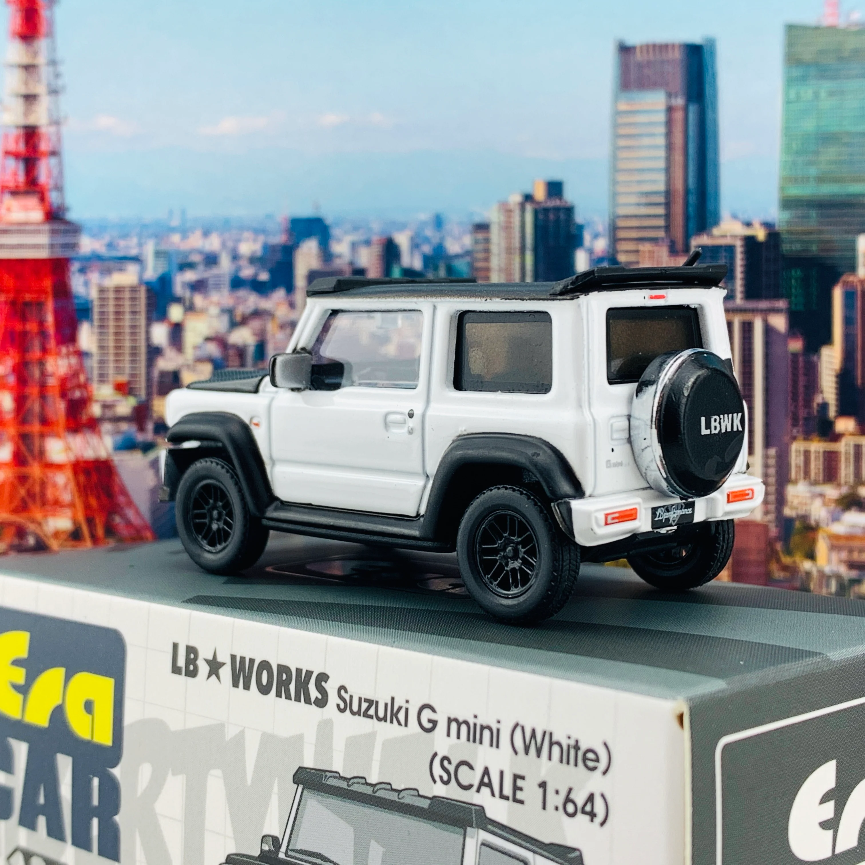ERA CAR LB WORKS Suzuki G mini White (1/64) SU19JSSP06 - Image 5