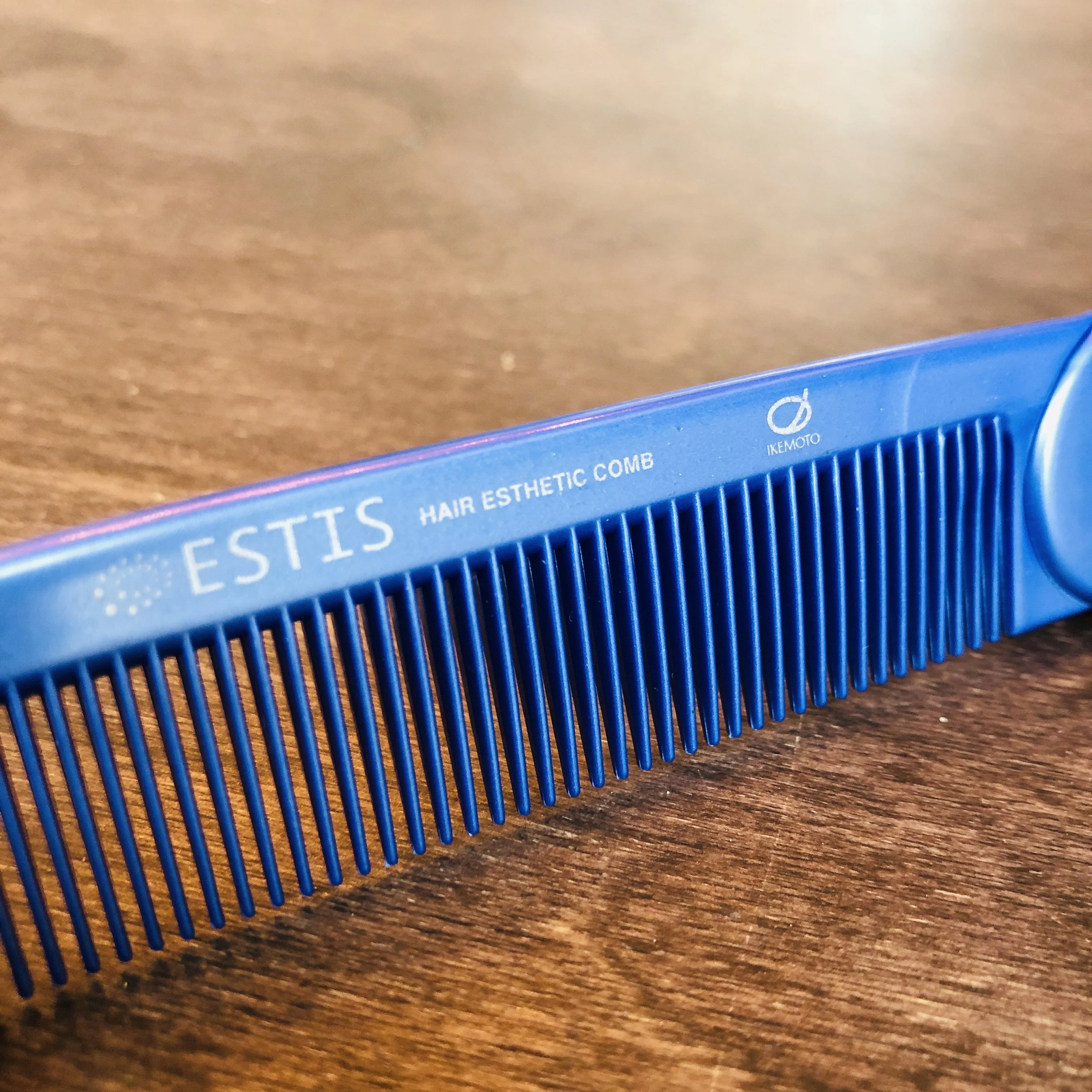 ESTIS Foldable Hair Comb by Ikemoto Brush SPE-415PBL Made in Japan - Image 4