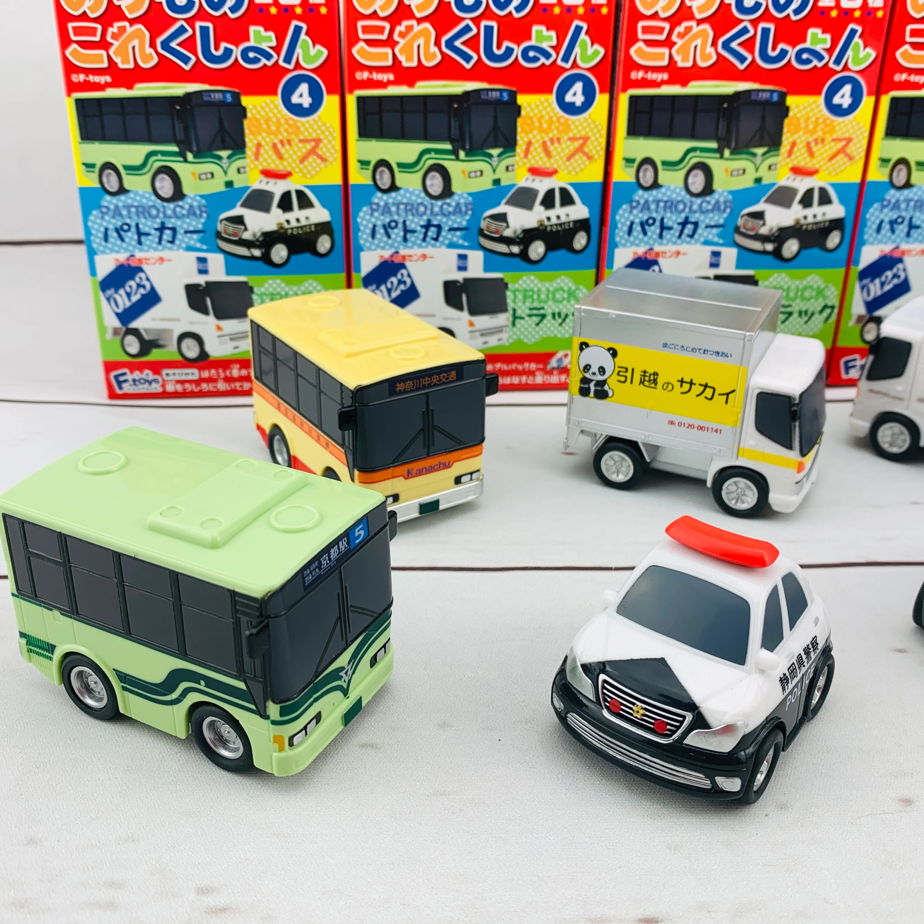 F-Toys Confect. Vehicle Collection #4 Pullback Mini Car - Complete Set of 6 - Image 2