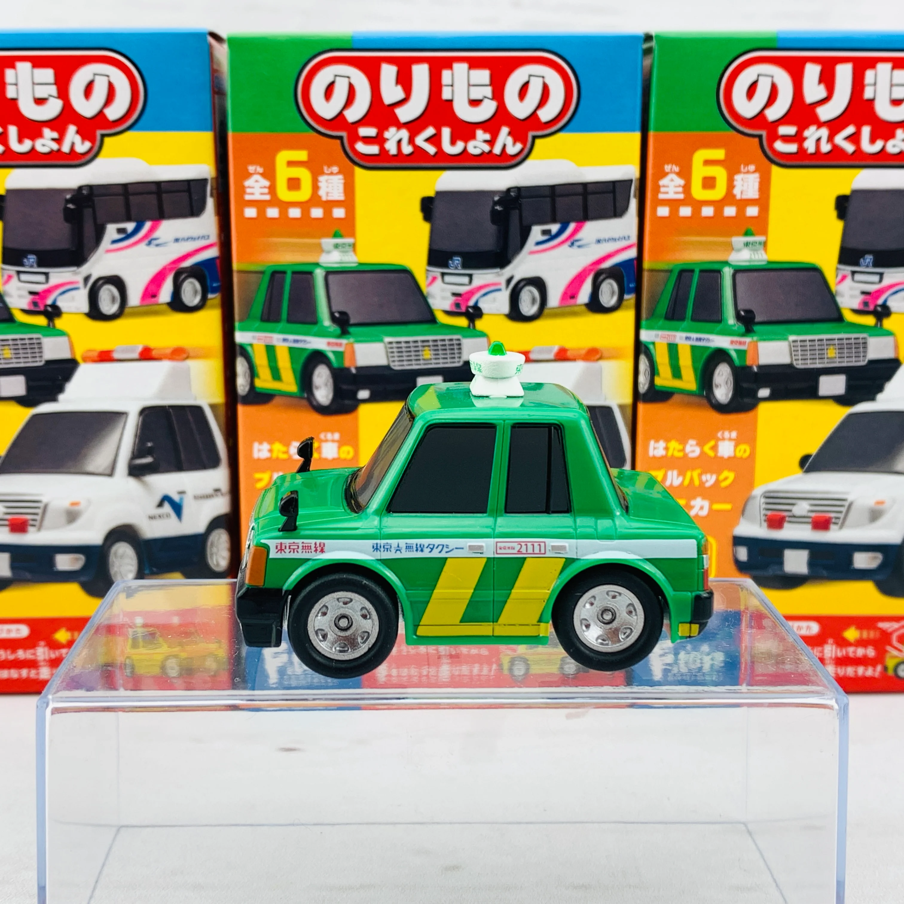 F-Toys Confect. Vehicle Collection #5 Pullback Mini Car - Working Cars A-2 Tokyo Radio Taxi - Image 2