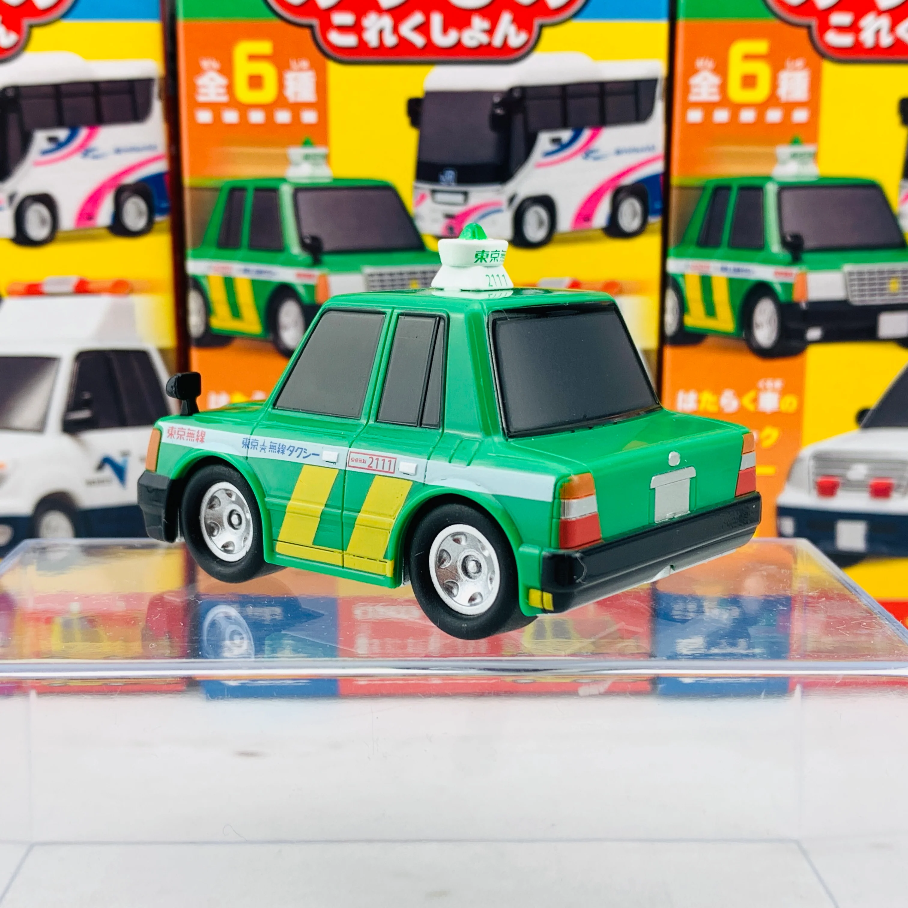 F-Toys Confect. Vehicle Collection #5 Pullback Mini Car - Working Cars A-2 Tokyo Radio Taxi - Image 3