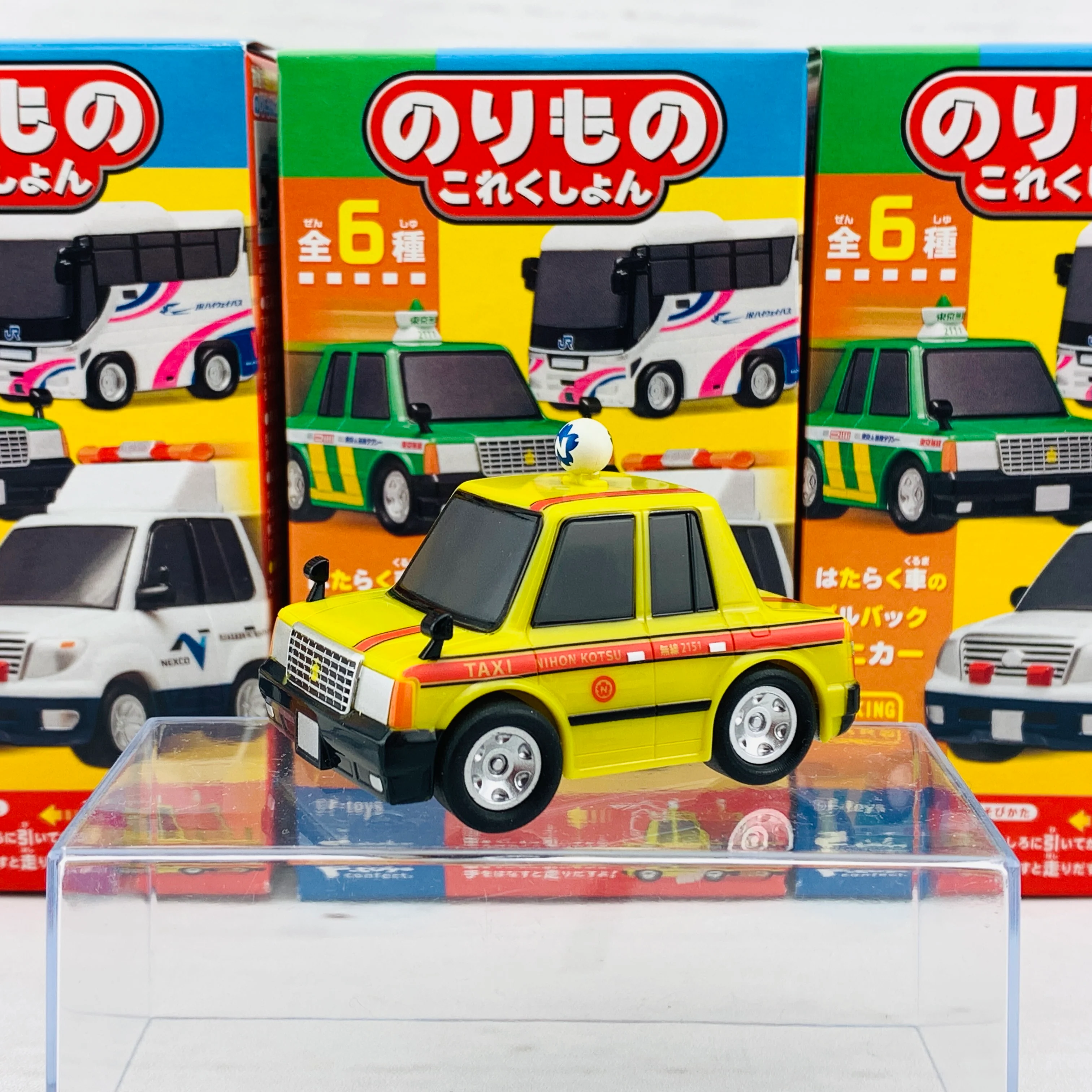 F-Toys Confect. Vehicle Collection #5 Pullback Mini Car - Working Cars Complete Set of 6 - Image 6