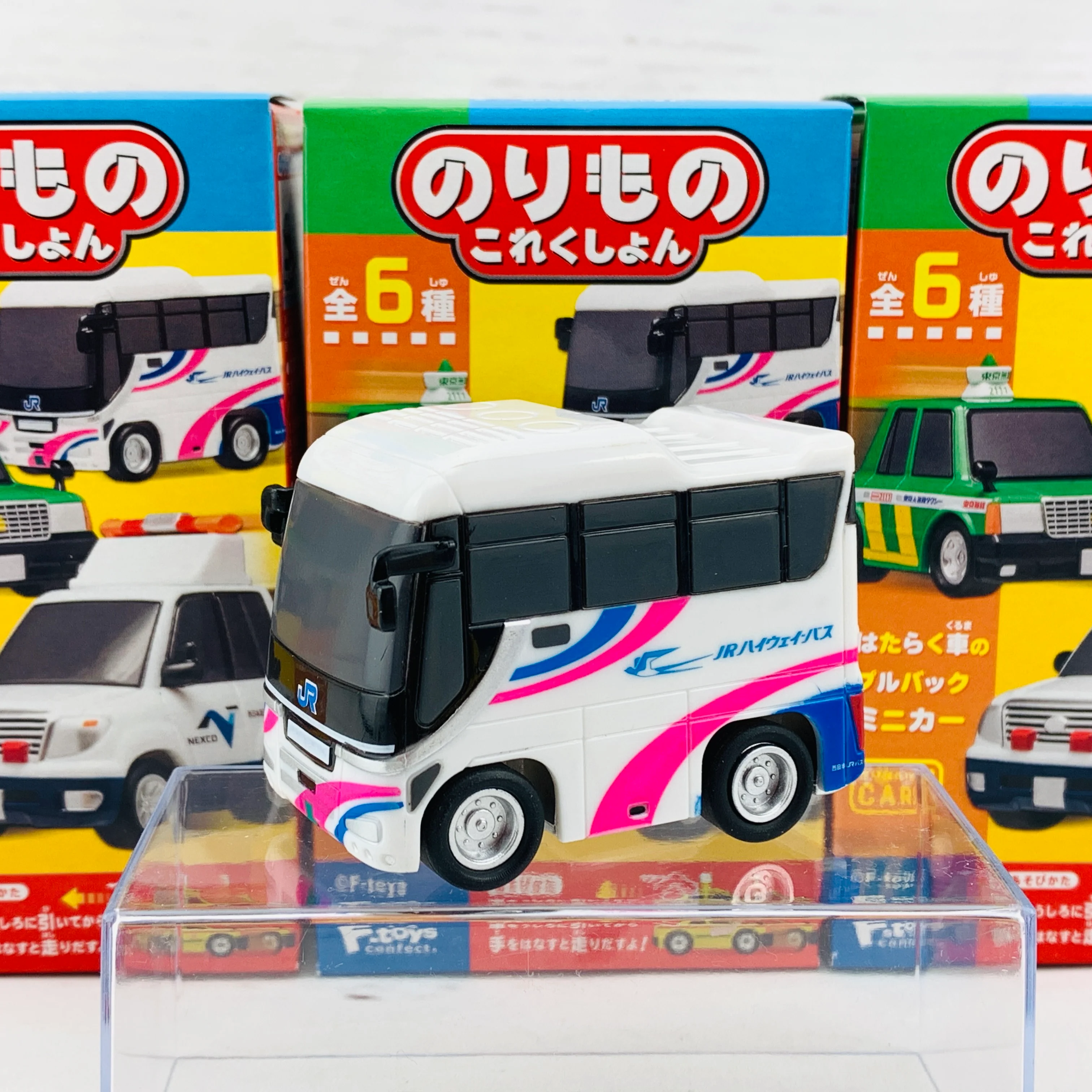 F-Toys Confect. Vehicle Collection #5 Pullback Mini Car - Working Cars Complete Set of 6 - Image 7