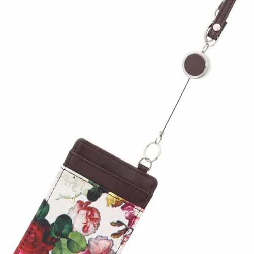 Flower Pattern Card Holder - White - Image 3
