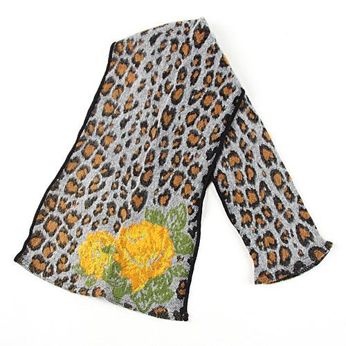 French Leopard Scarf - Yellow - Image 2