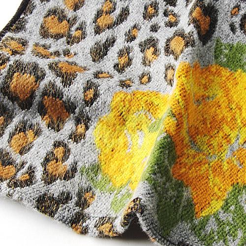 French Leopard Scarf - Yellow - Image 3