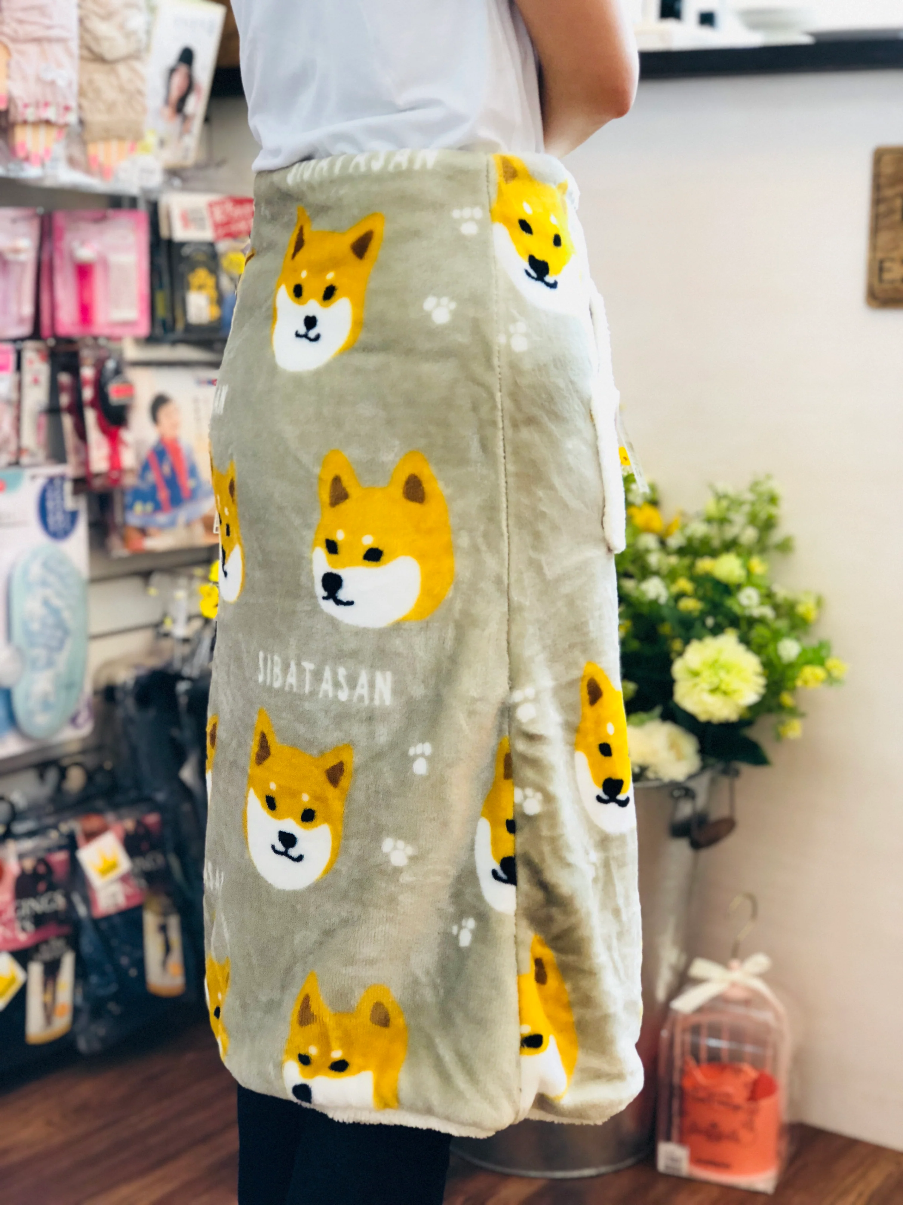 FRIENDSHILL SIBATASAN Wrap Skirt EK-10-40 Beige - Image 2
